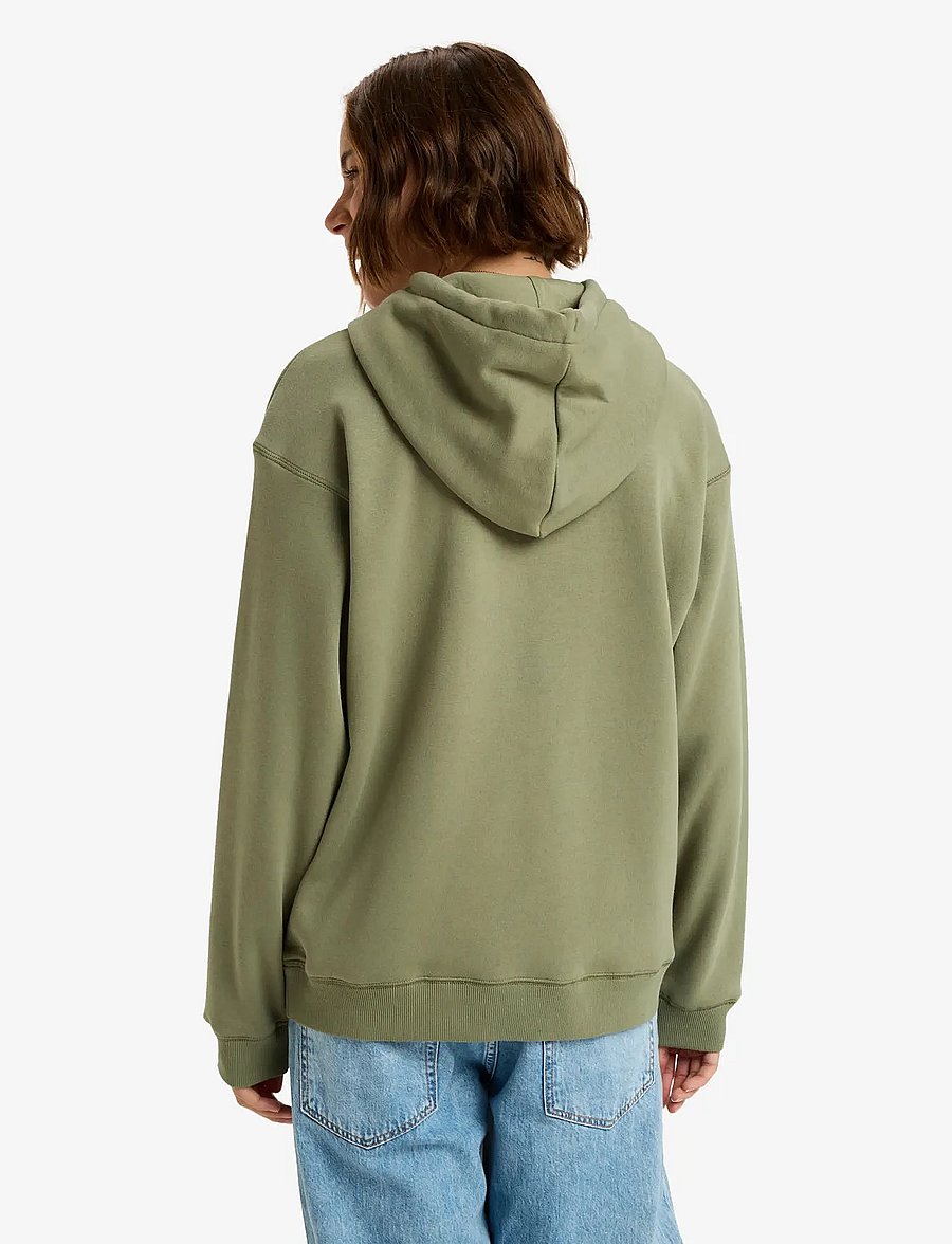 Roxy - SURF STOKED HOODIE BRUSHED ART - sweatshirts - oil green - 3