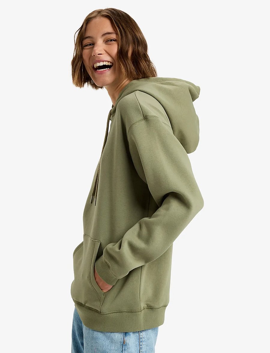 Roxy - SURF STOKED HOODIE BRUSHED ART - sweatshirts - oil green - 5