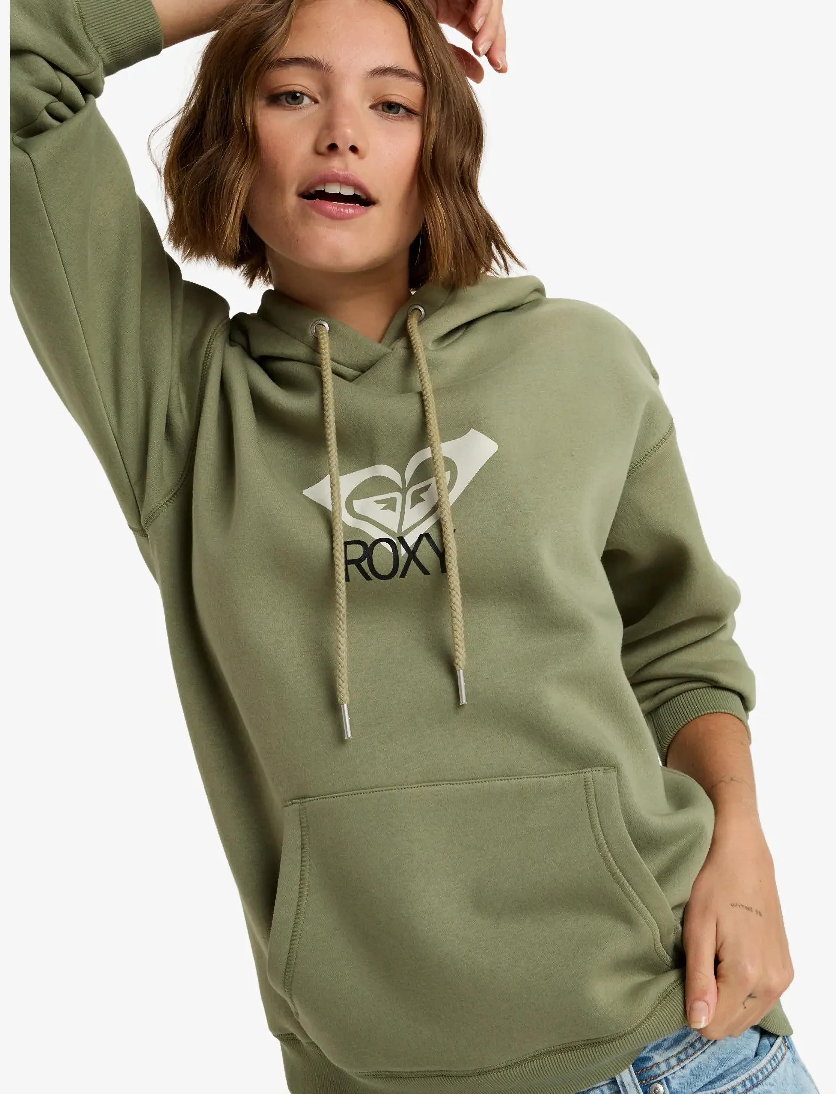 ROXY Surf Stoked Hoodie Brushed Art dam – bild 5