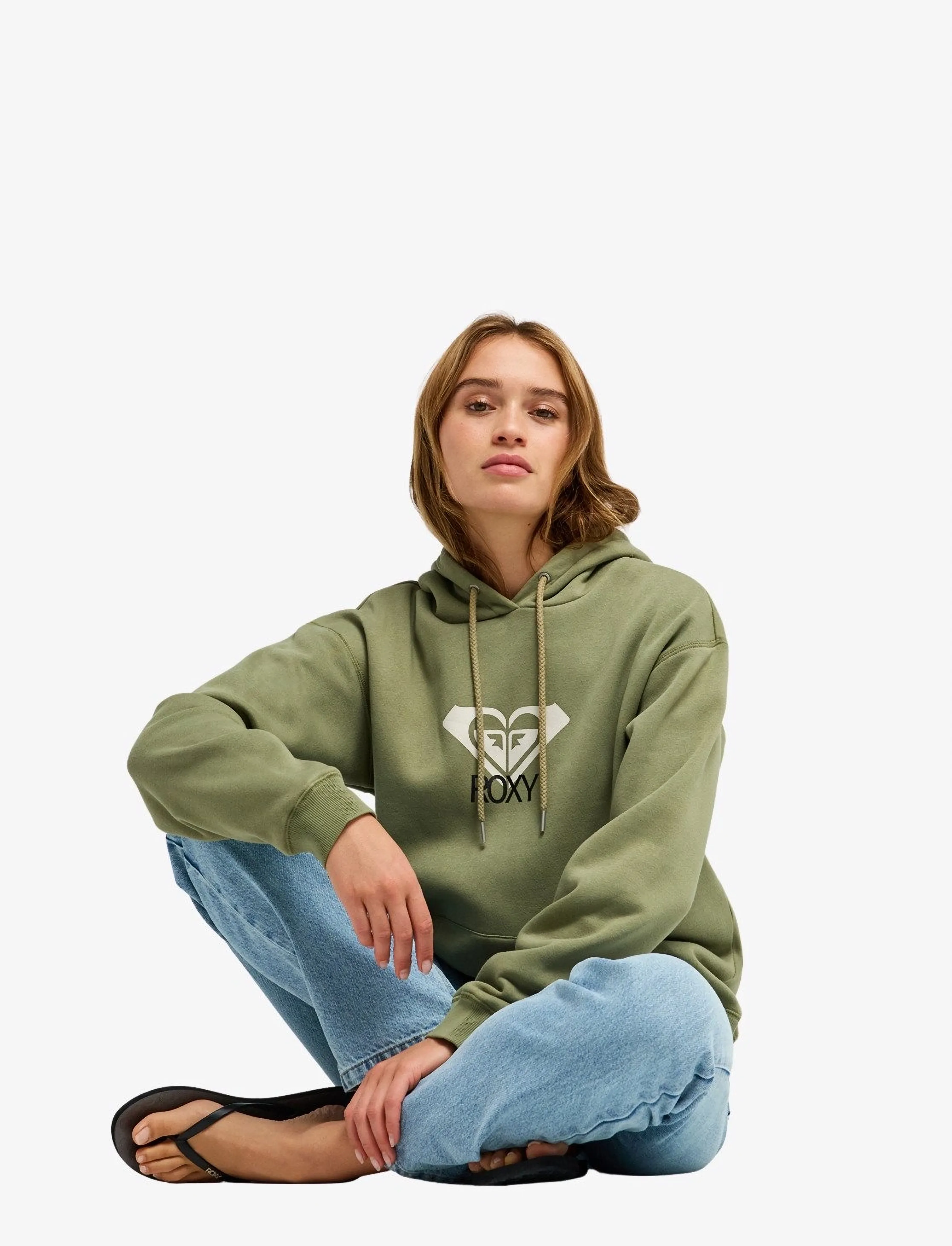 ROXY Surf Stoked Hoodie Brushed Art dam – bild 6