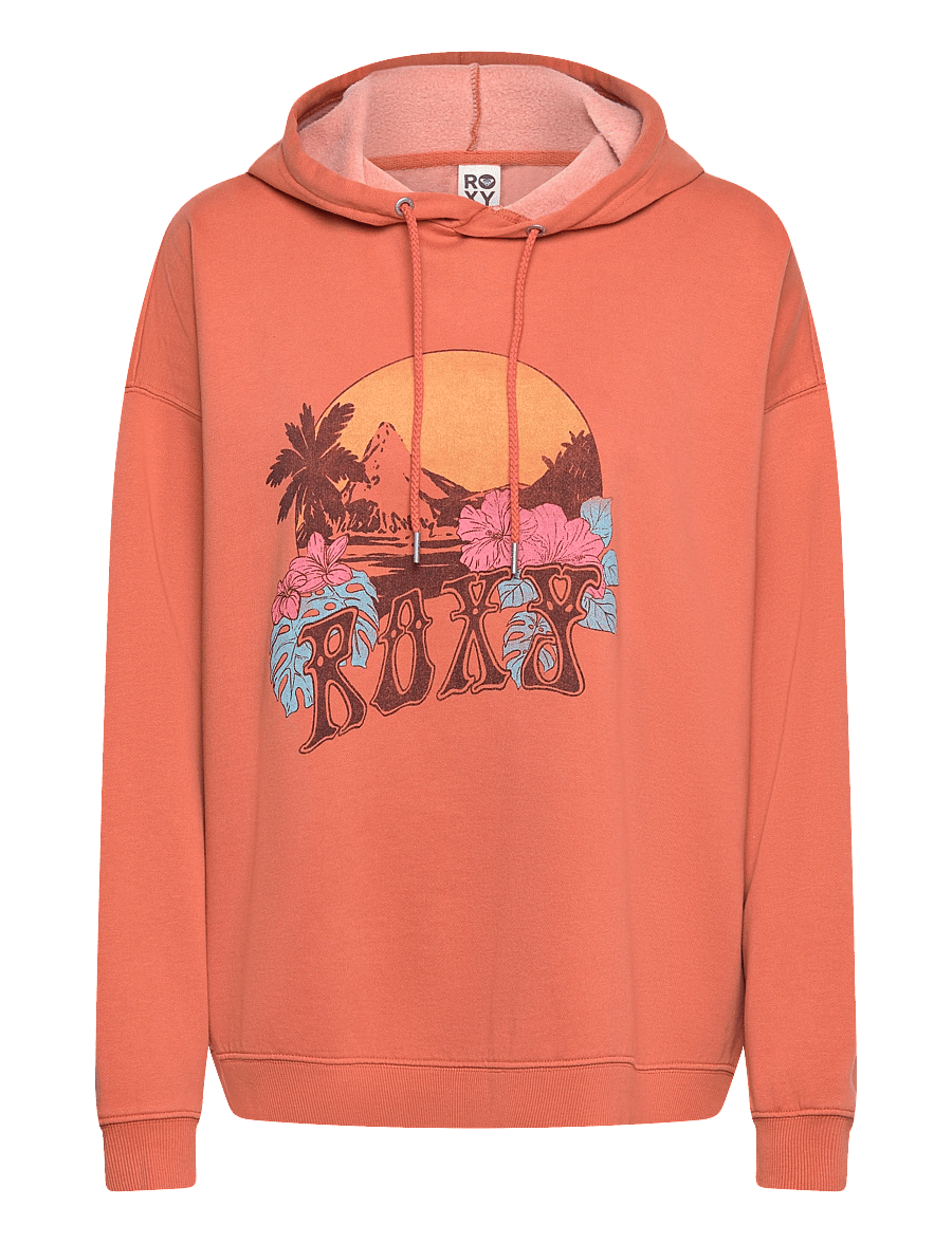 Roxy - LINEUP OVERSIZED HOODIE - sweatshirts - apricot brandy - 1