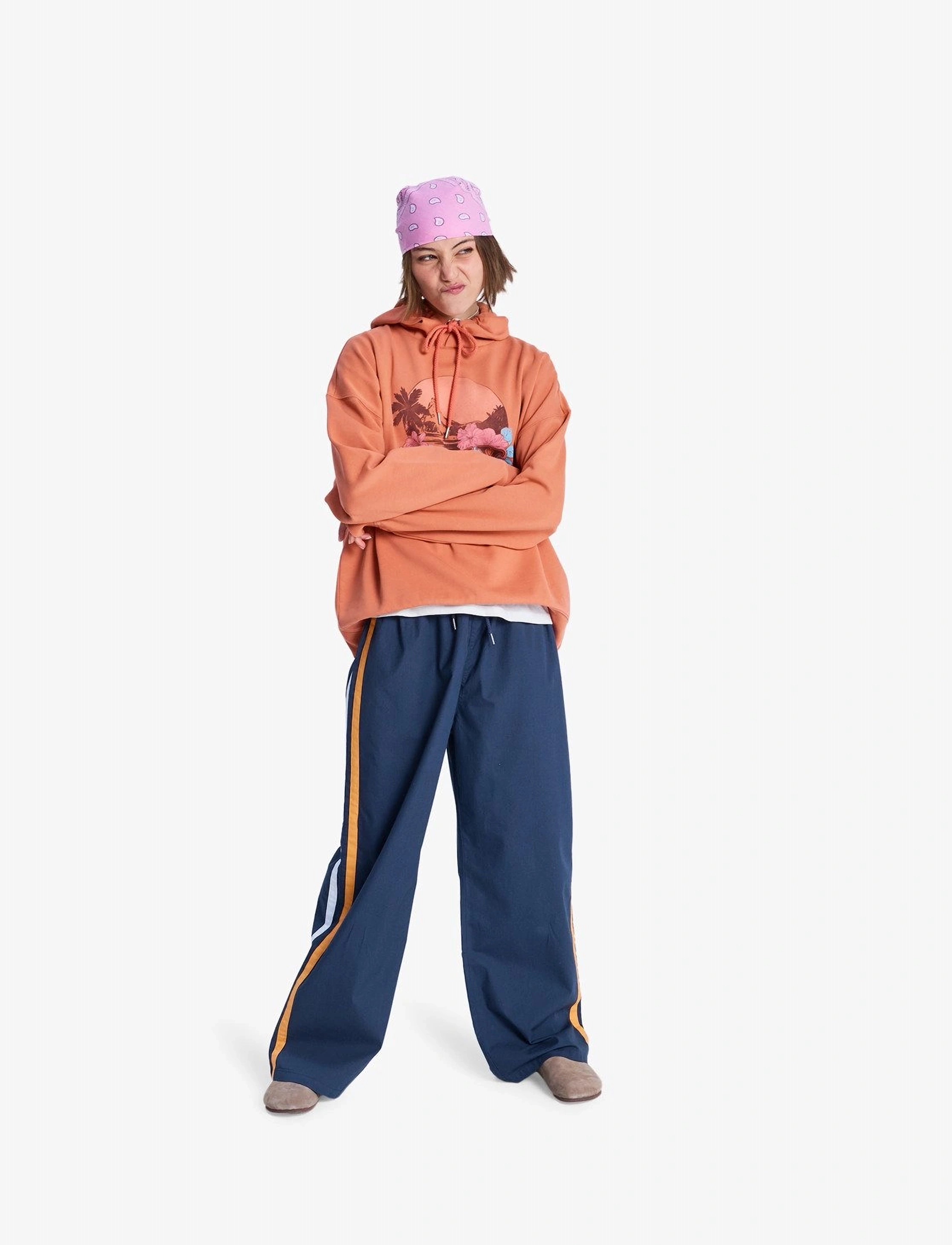 Roxy - LINEUP OVERSIZED HOODIE - hættetrøjer - apricot brandy - 4