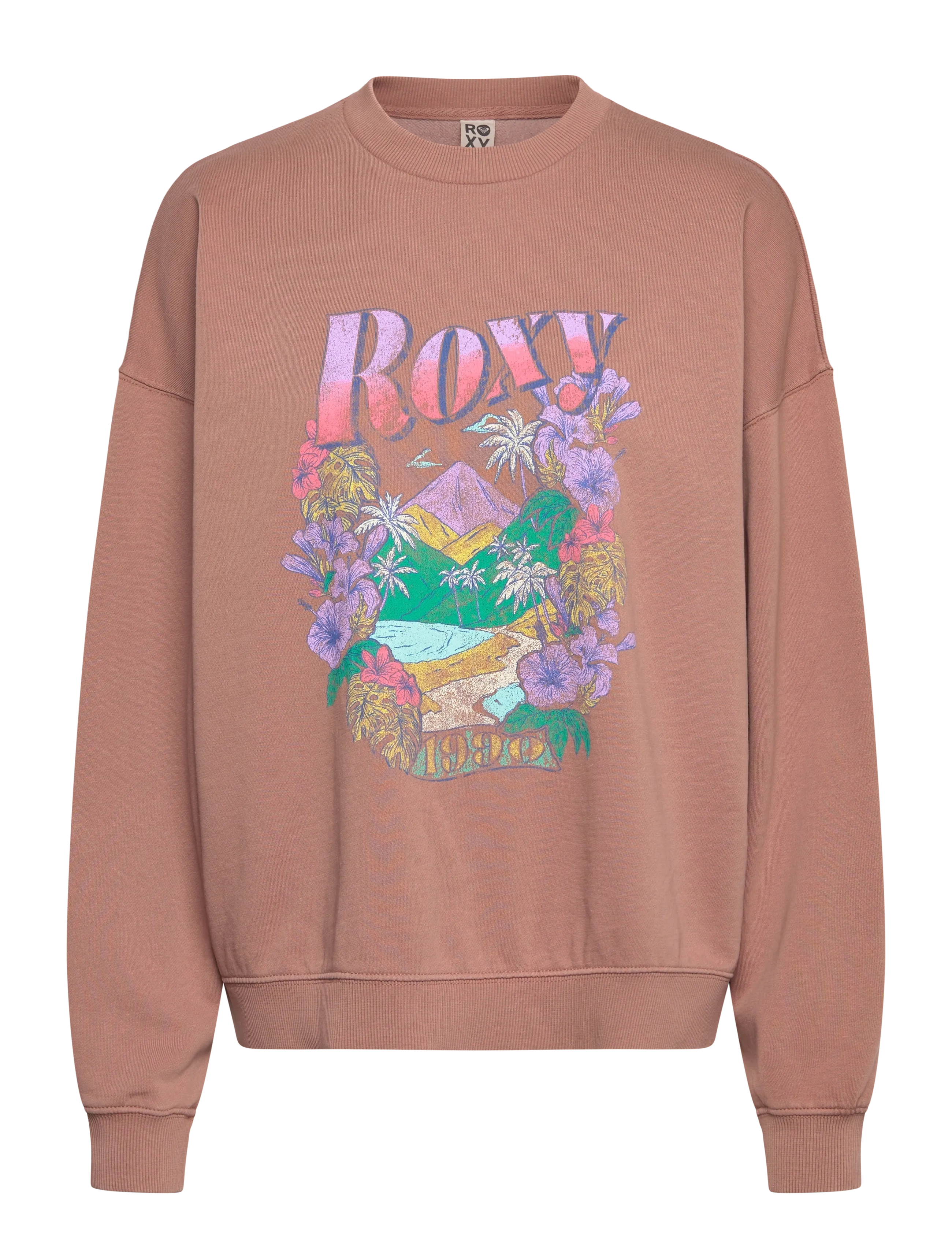 Roxy LINEUP OVERSIZED CREW - Kleidung - BROWNIE / brown