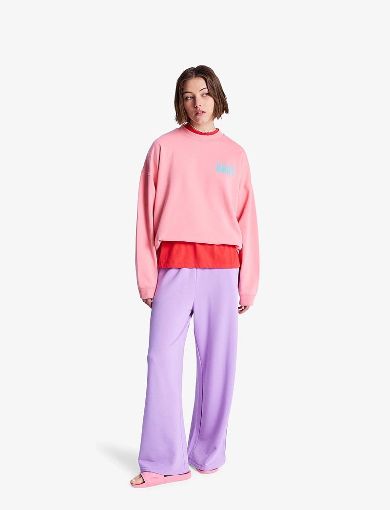 Roxy - LINEUP OVERSIZED CREW - oberteile - plumeria - 4