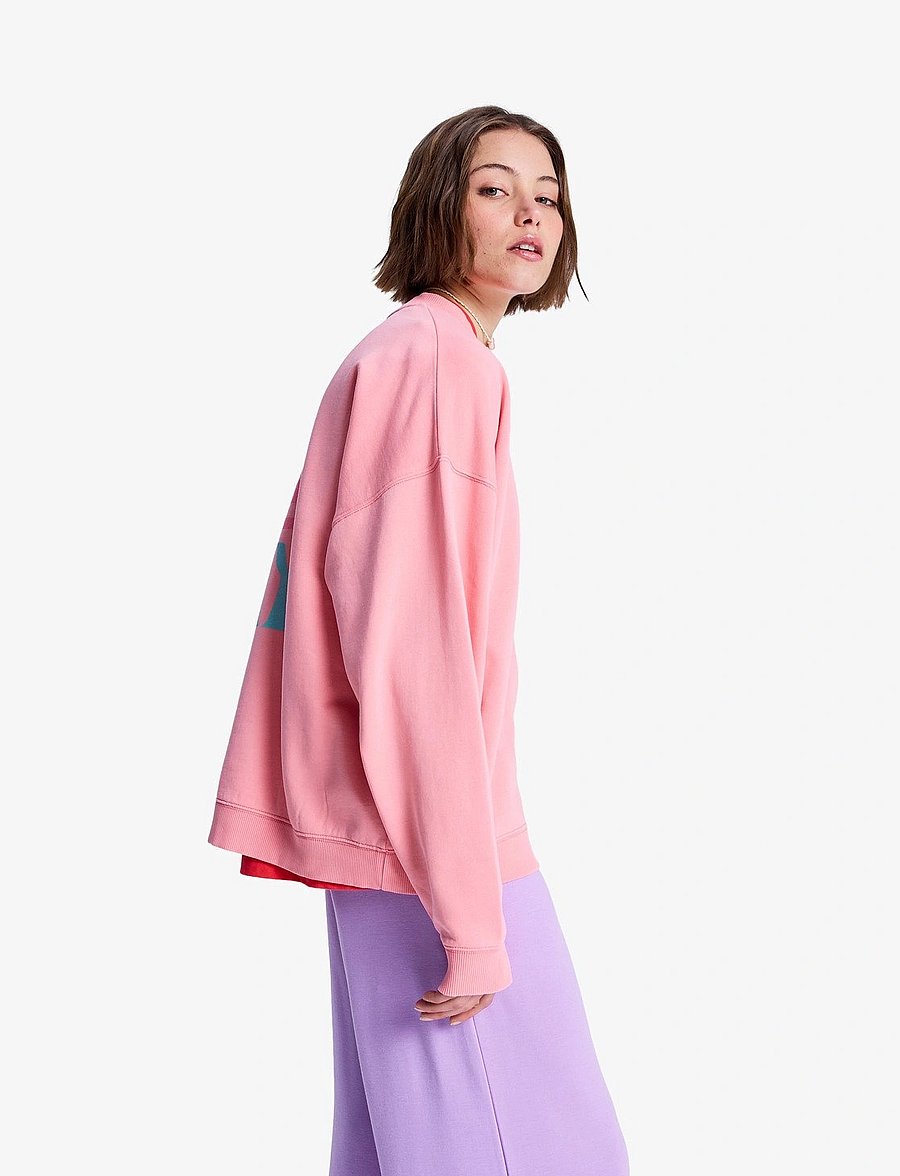 Roxy - LINEUP OVERSIZED CREW - megztiniai ir džemperiai - plumeria - 5