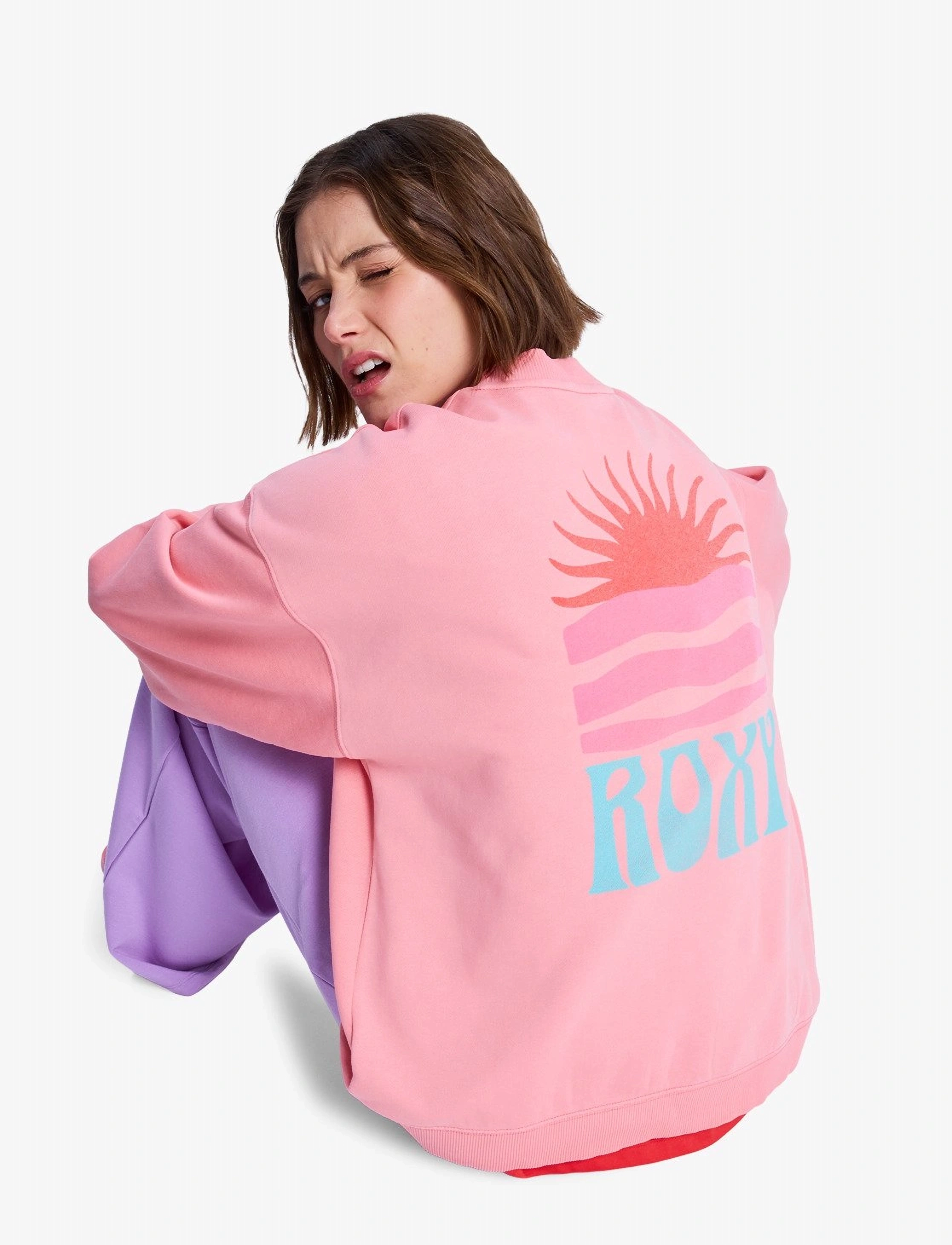 ROXY Lineup Oversized Crew fleecetröja dam – bild 7