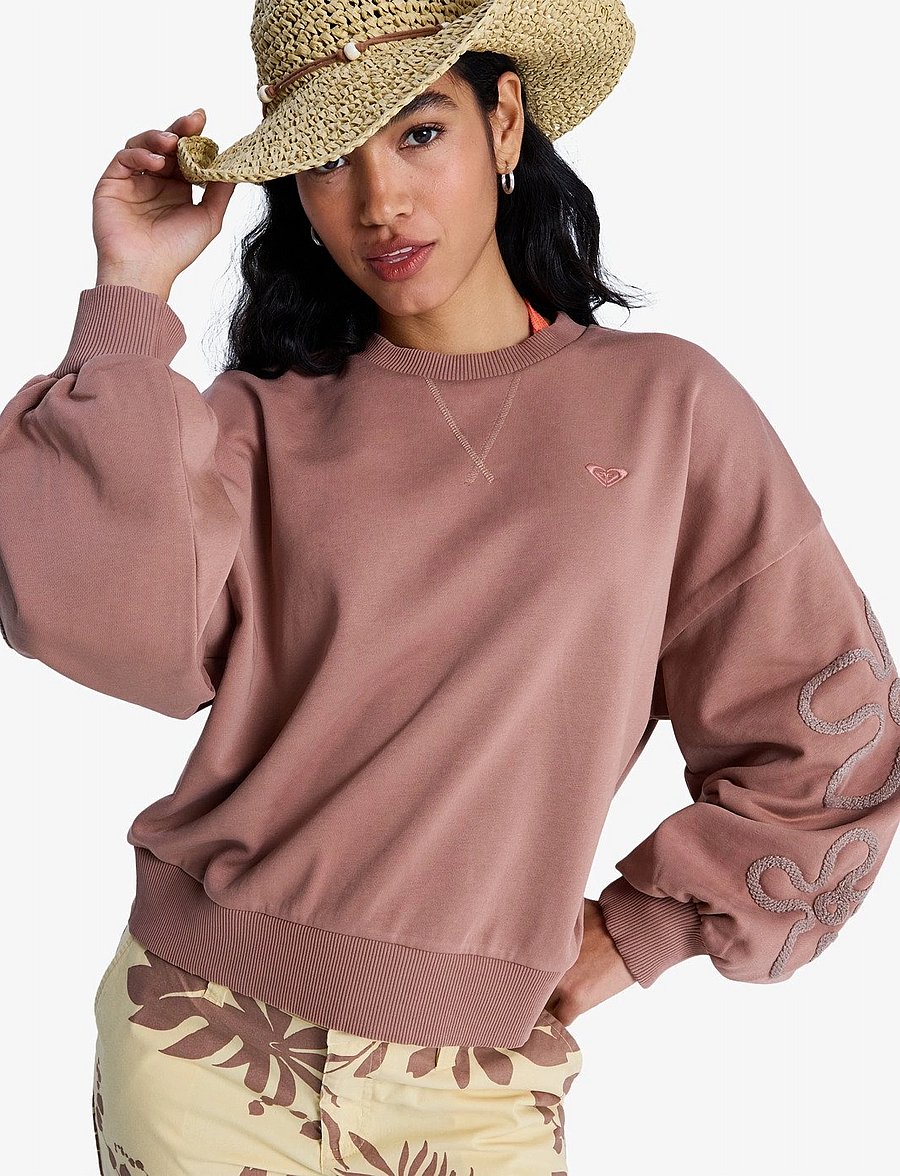 Roxy - FLOWER SONG - sweatshirts - brownie - 0
