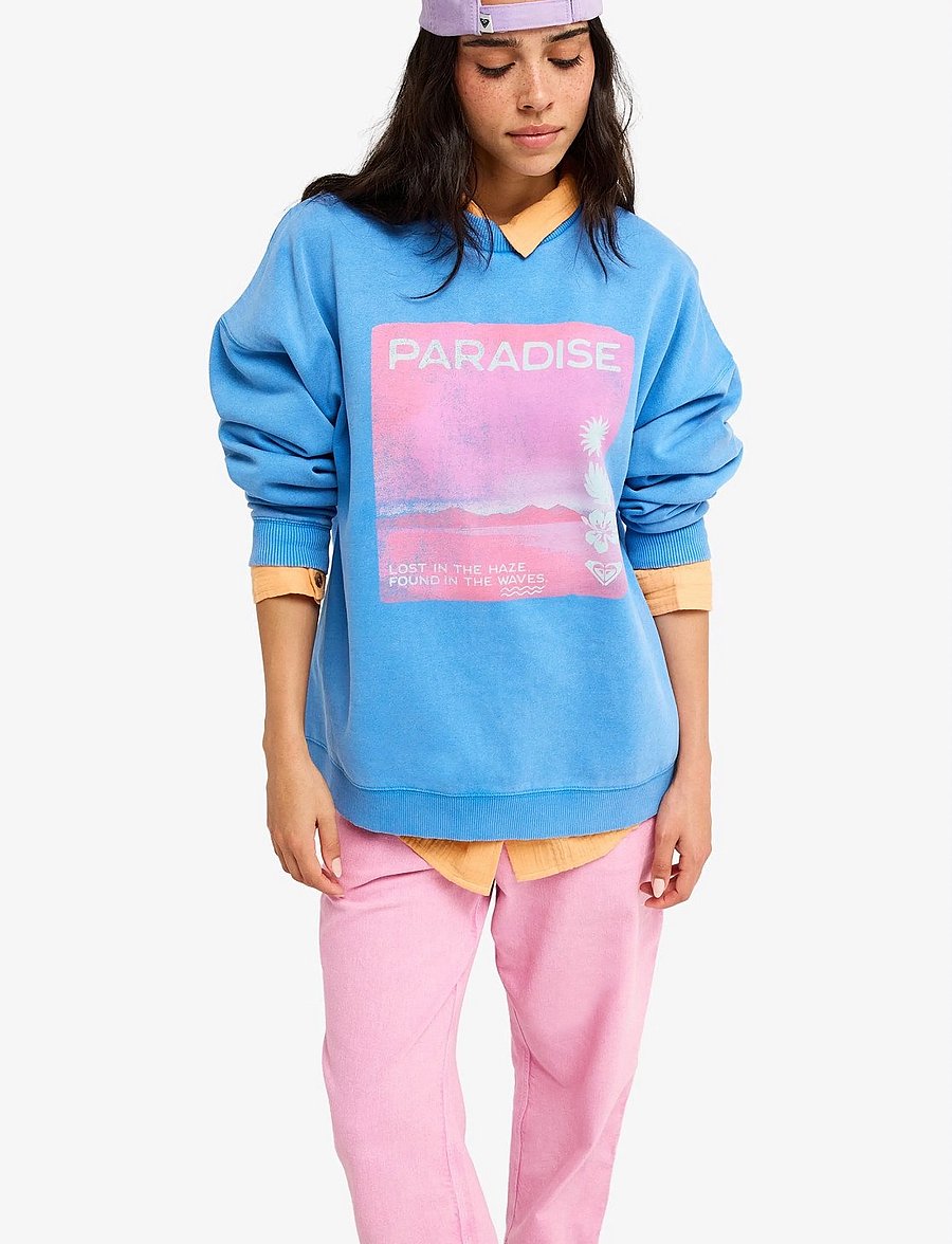 Roxy - LINEUP OVERSIZED CREW - overdele - super sonic - 0