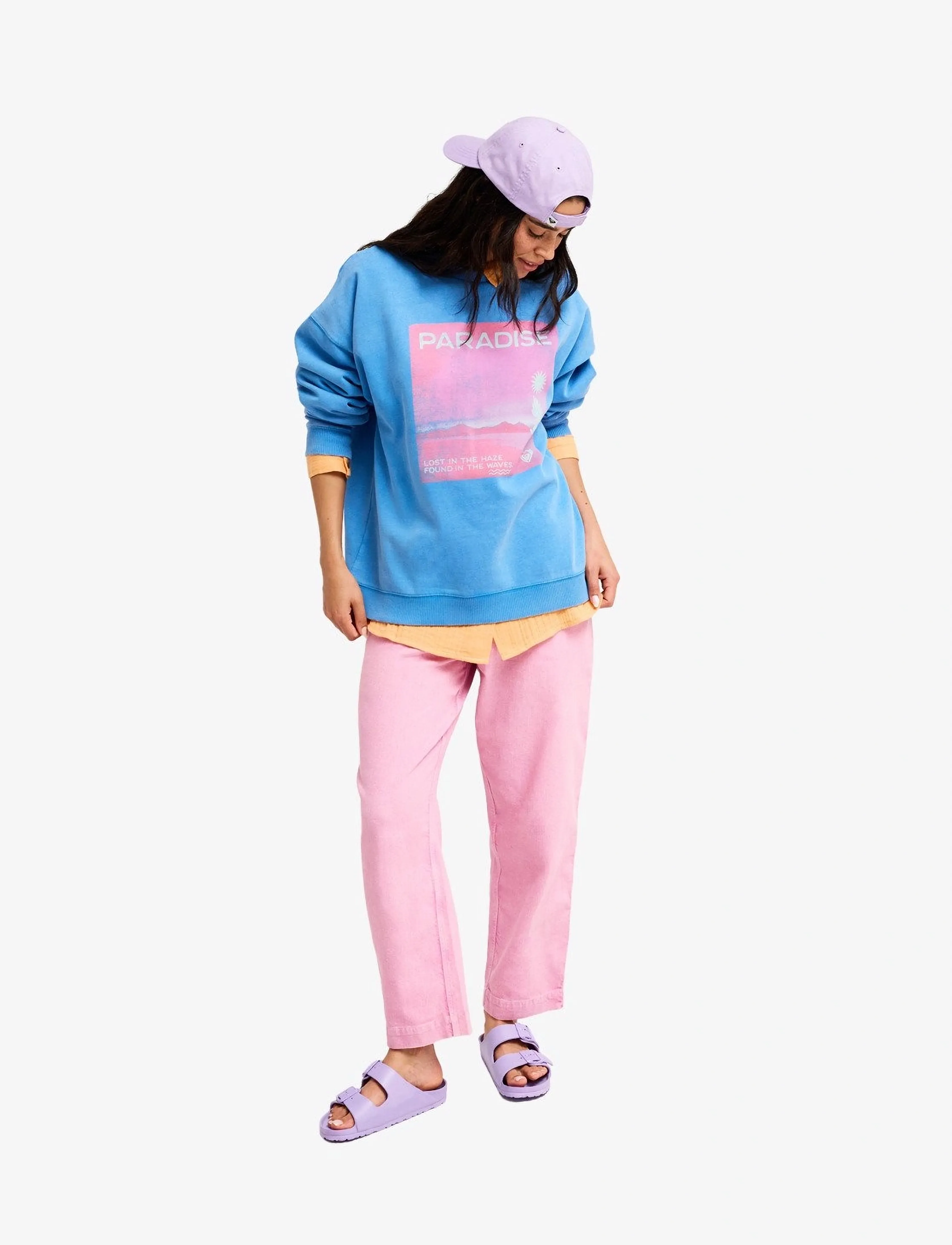 Roxy - LINEUP OVERSIZED CREW - super sonic - 4
