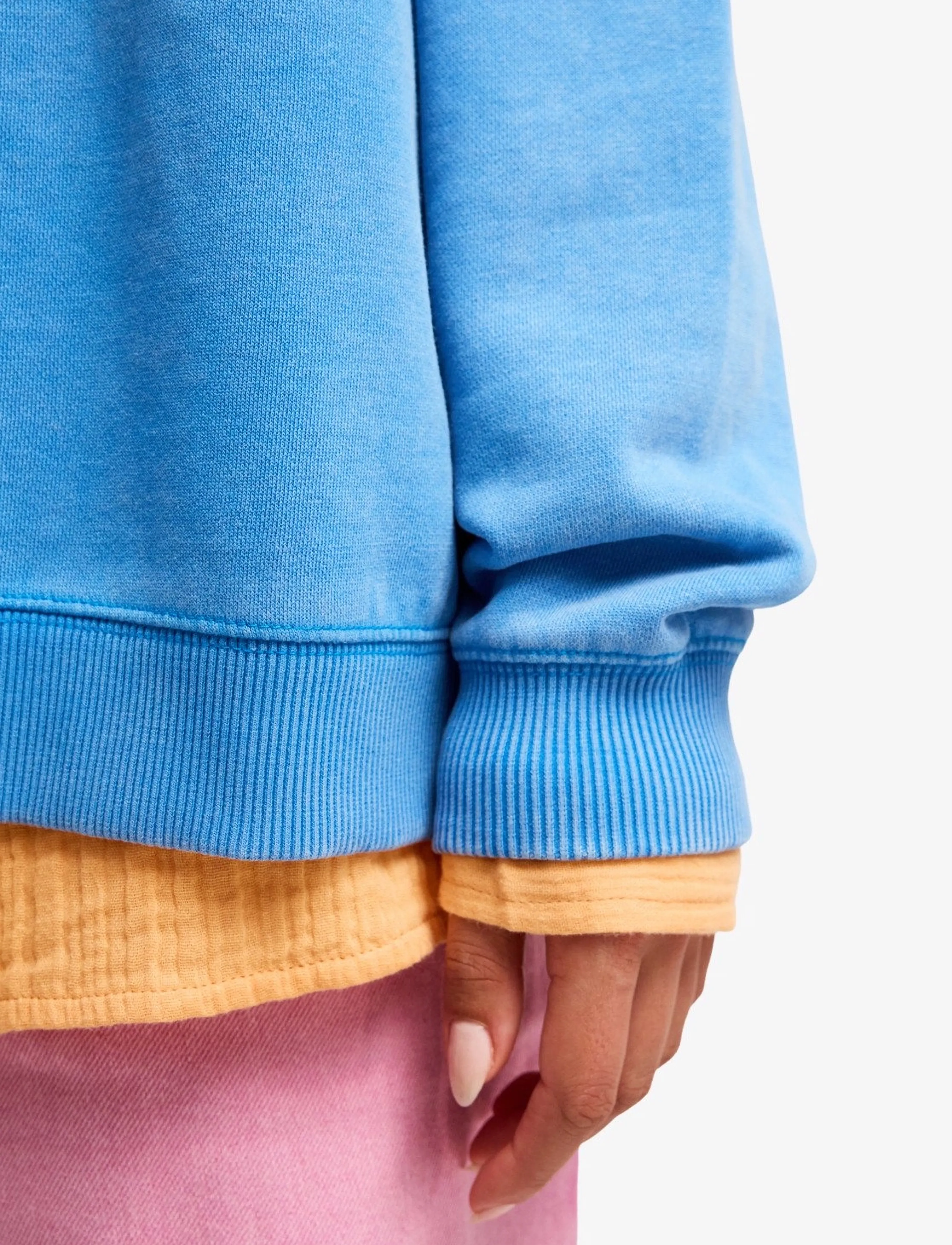 ROXY Sweatshirt himmelsblå / hallon / gammalrosa dam – bild 7