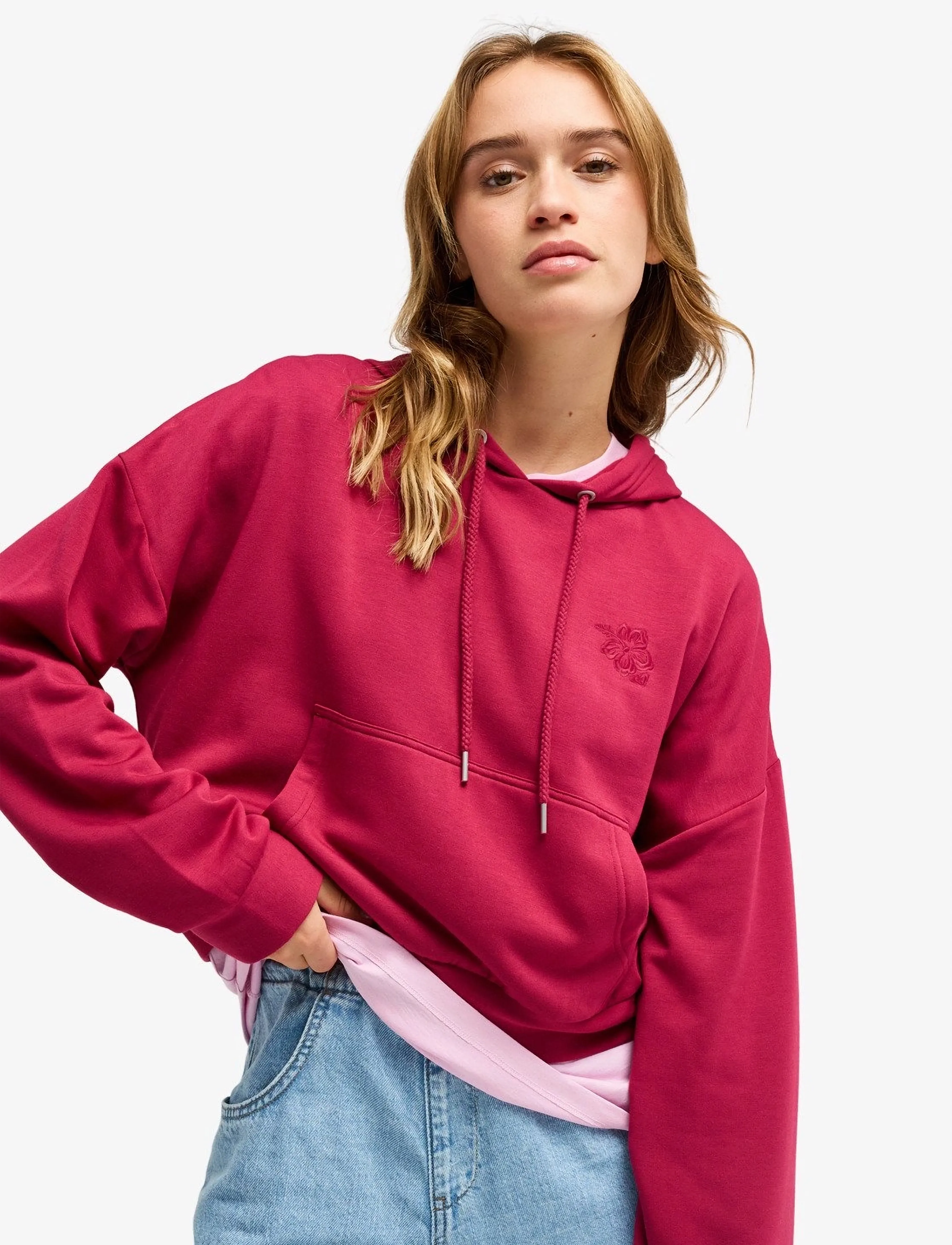 Roxy - SURFING BY DAYLIGHT HOODIE - beet red - 4