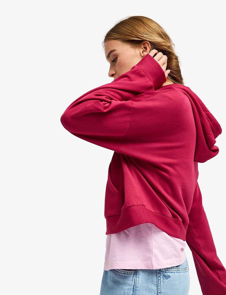 Roxy - SURFING BY DAYLIGHT HOODIE - kapuutsiga dressipluusid - beet red - 5