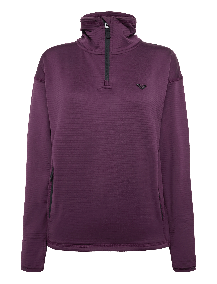 Roxy - SNOWSTRIDE HALF ZIP - Överdelar - blackberry wine - 1