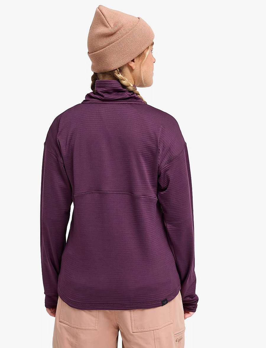 Roxy - SNOWSTRIDE HALF ZIP - Överdelar - blackberry wine - 3