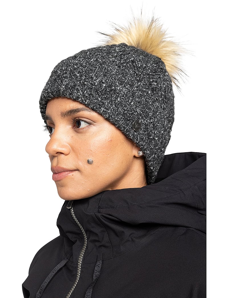 Roxy - PEAK CHIC BEANIE - adītas cepures - true black - 0