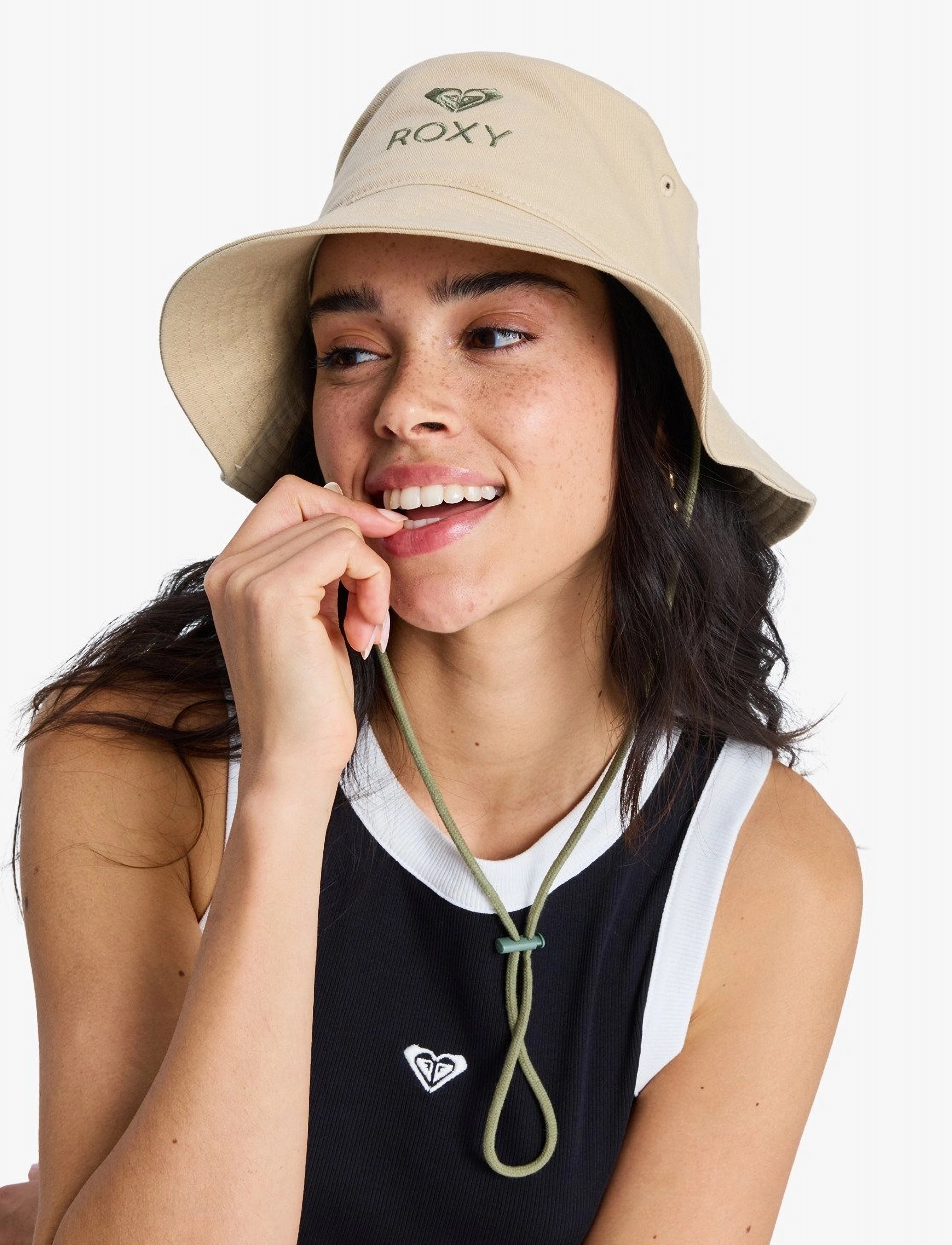 Roxy Come To Brazil Hat, S/M, Beige, Sport Accessories > Sport Hats, Dame
