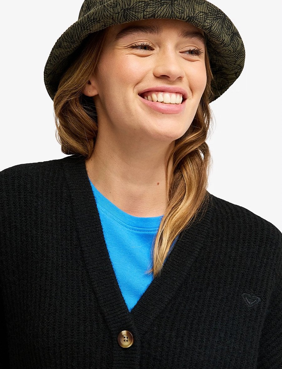 Roxy - BLOOM RIDER CORD PRINTED HAT - hüte - beetle - 3
