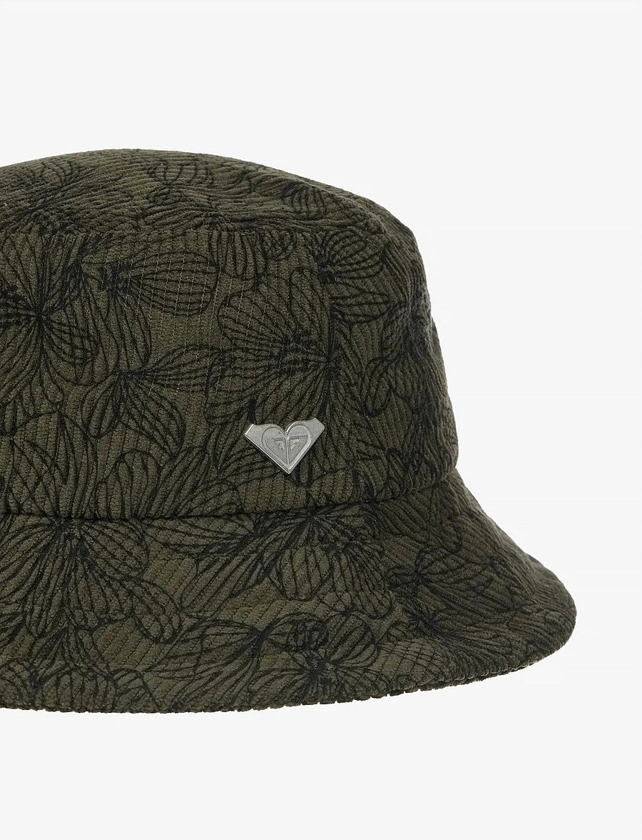 Roxy - BLOOM RIDER CORD PRINTED HAT - hüte - beetle - 4