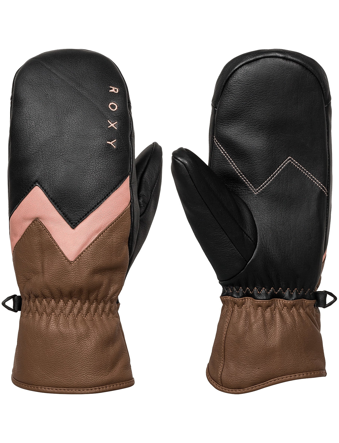 ROXY JETTY LEATHER MITT - WOODSMOKE