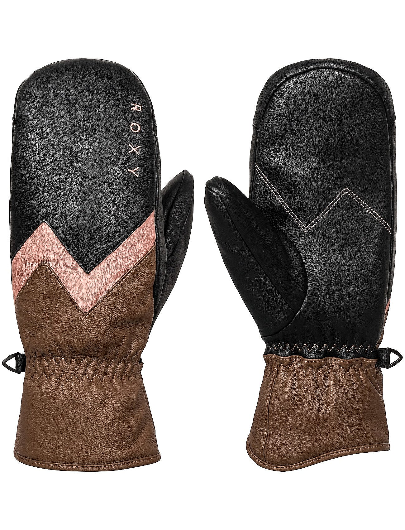 ROXY JETTY LEATHER MITT - WOODSMOKE