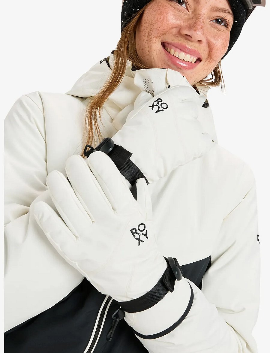 Roxy - ROXY JETTY SOLID GLOVES - whisper white - 0