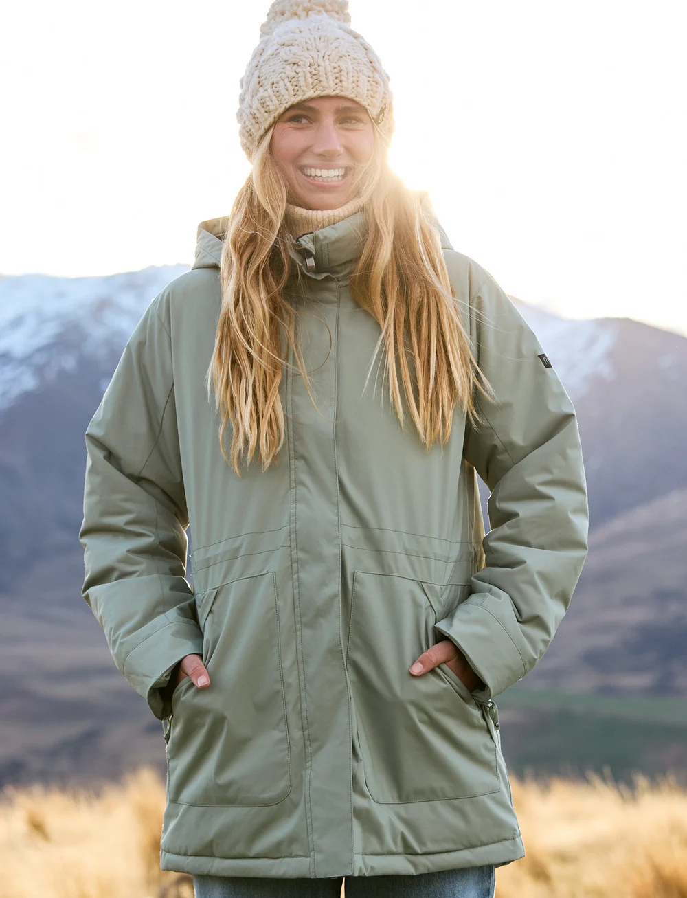 Roxy - SERENA PARKA JK - parkasjackor - lily pad - 0