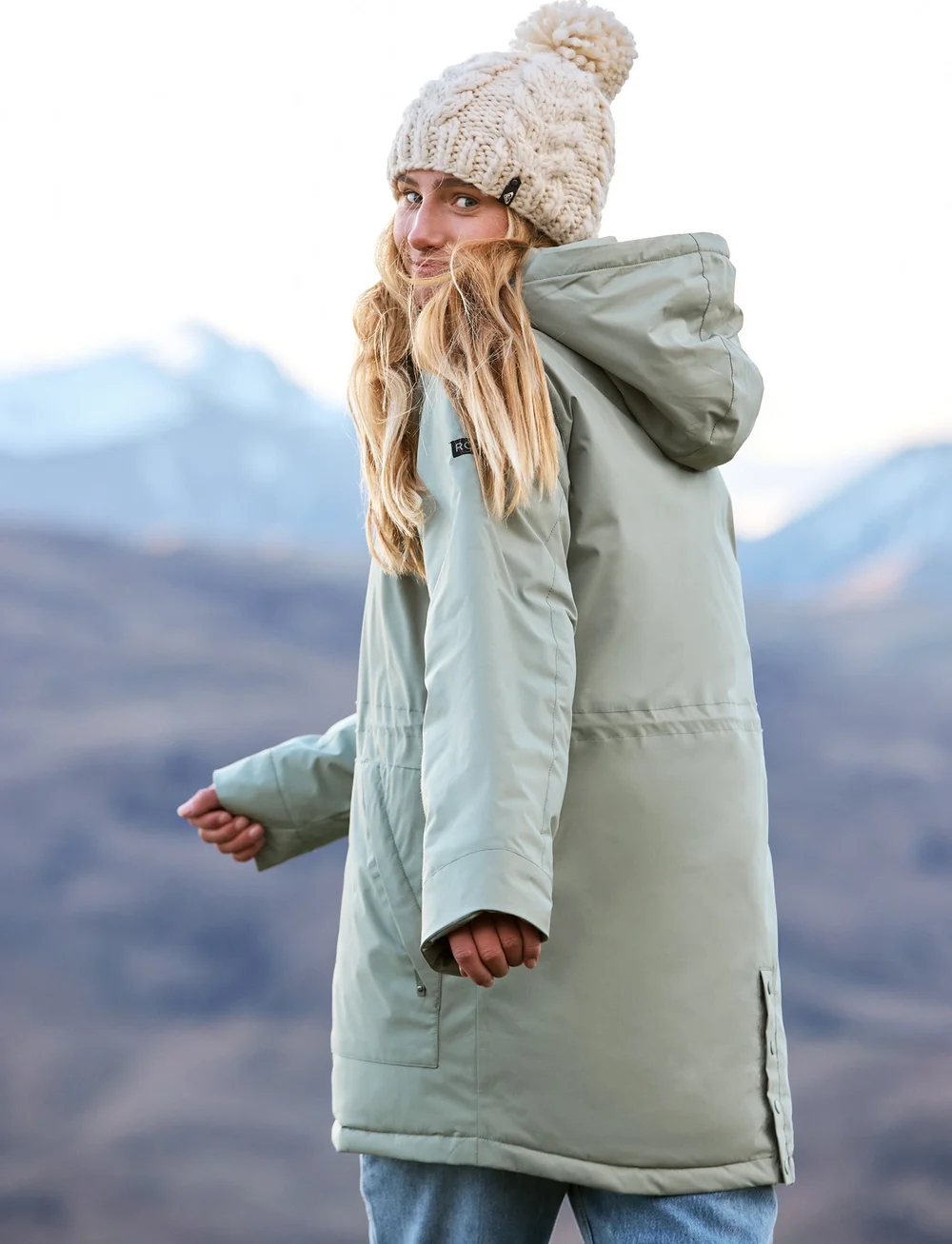 Roxy - SERENA PARKA JK - parkasjackor - lily pad - 3