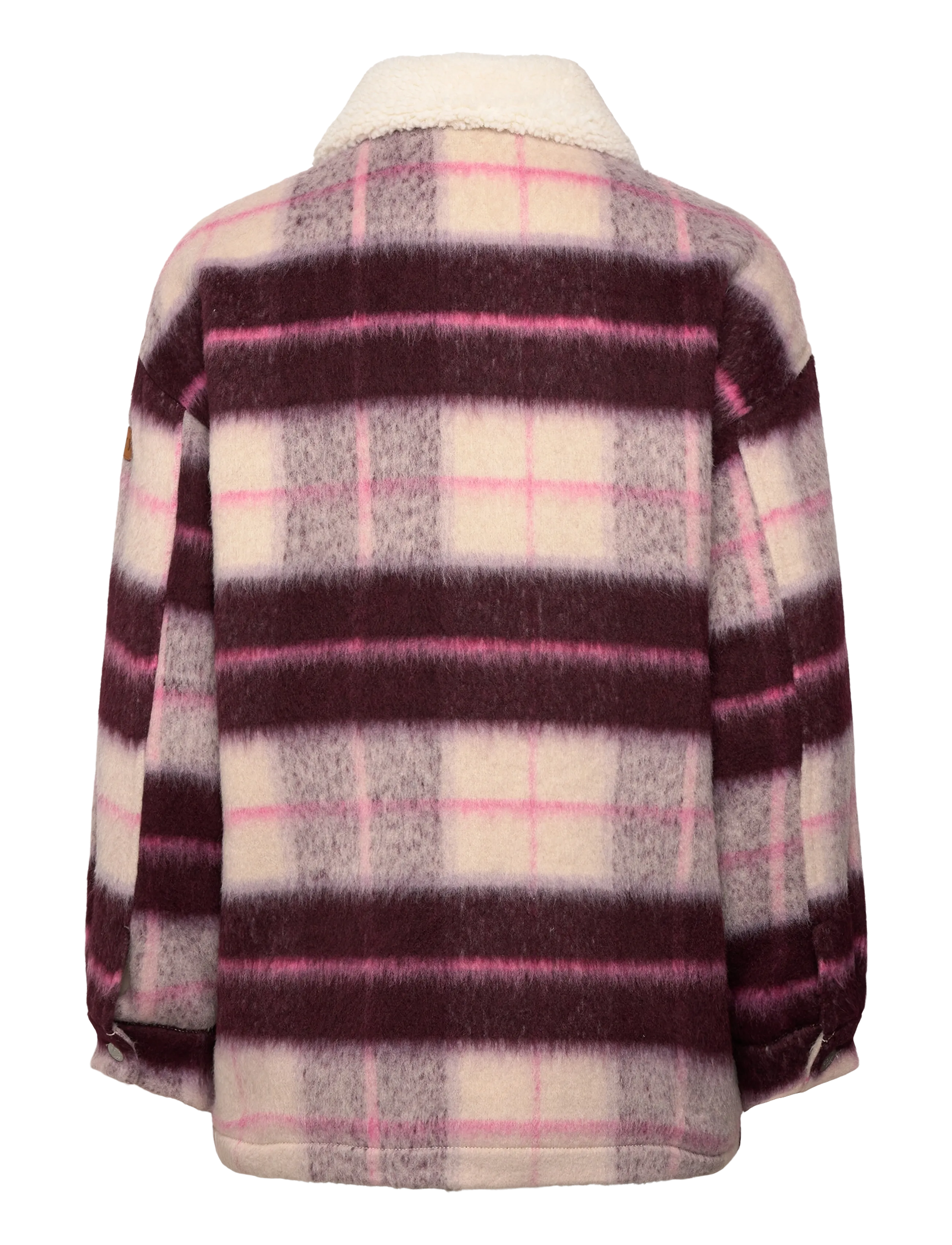 Roxy - PASSAGE OF TIME - outdoor & rain jackets - parchment mariachi plaid - 2