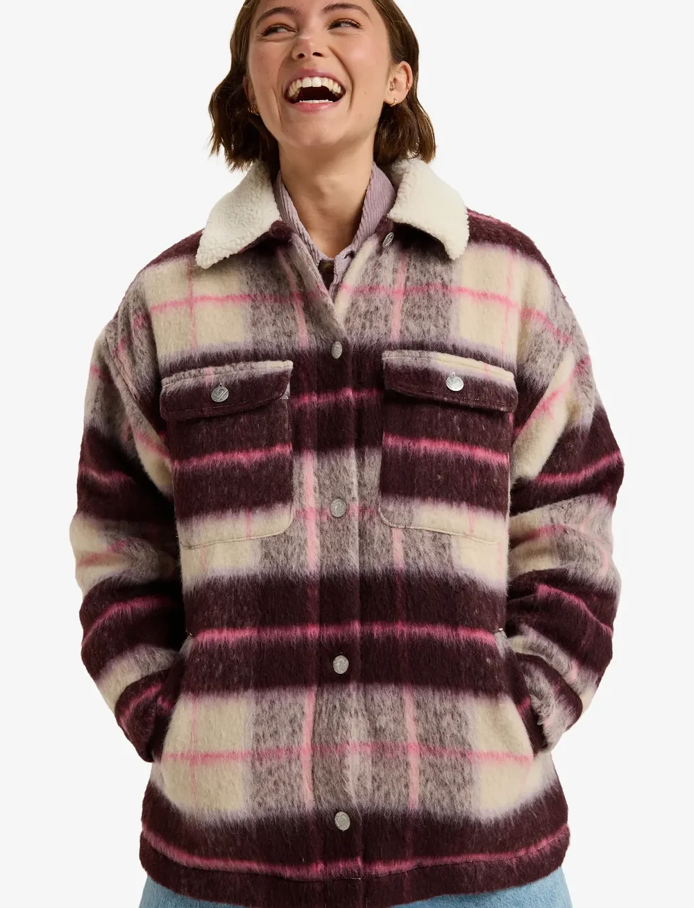 Roxy - PASSAGE OF TIME - välijoped - parchment mariachi plaid - 0