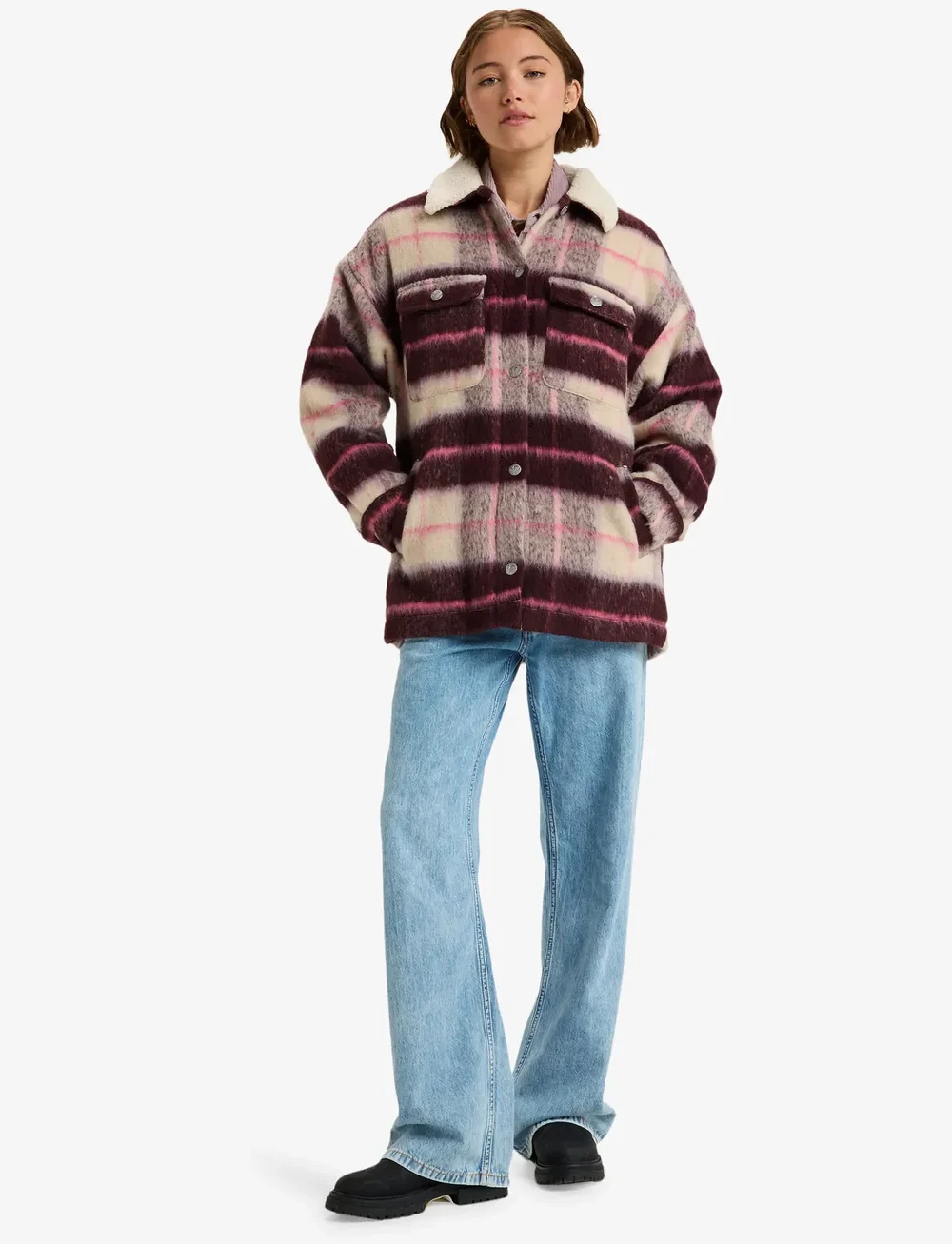 Roxy - PASSAGE OF TIME - välijoped - parchment mariachi plaid - 4