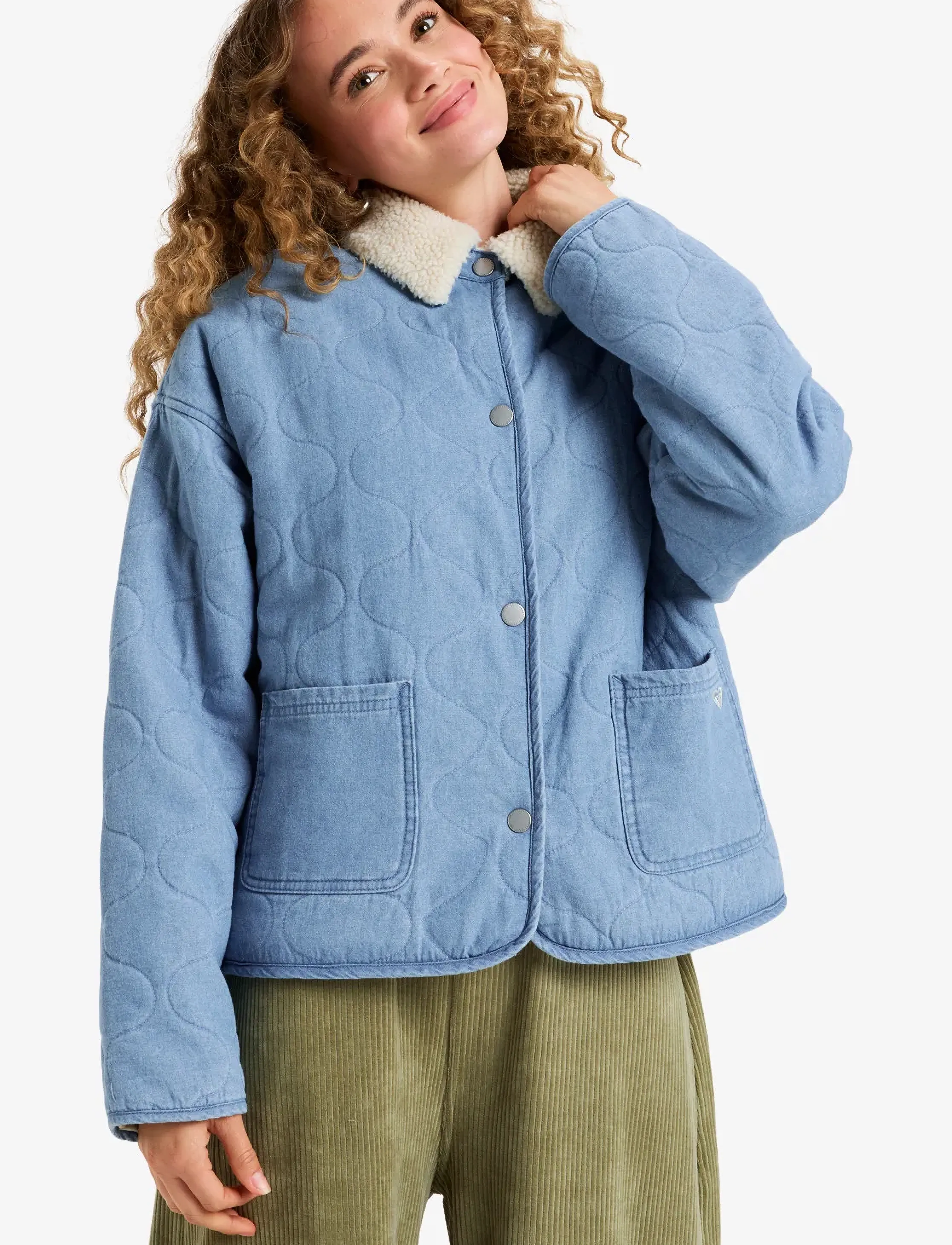 Roxy Not So Basic, S, Blue, Sport Jackets > Sport Padded Jackets, Dame