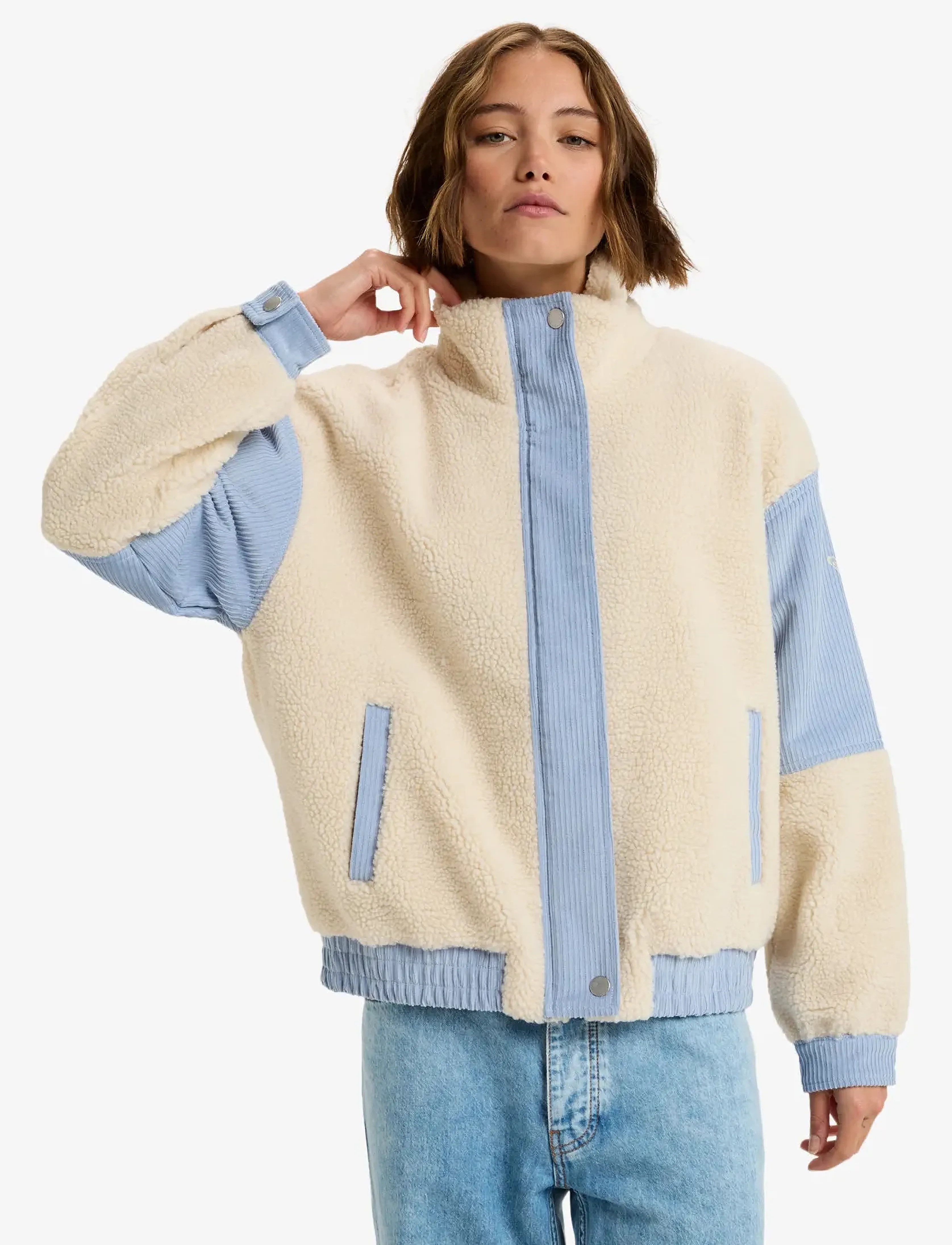 Roxy Wrap It Up Cord, XS, Cream, Sport Jackets > Sport Outdoor Jackets, Dame