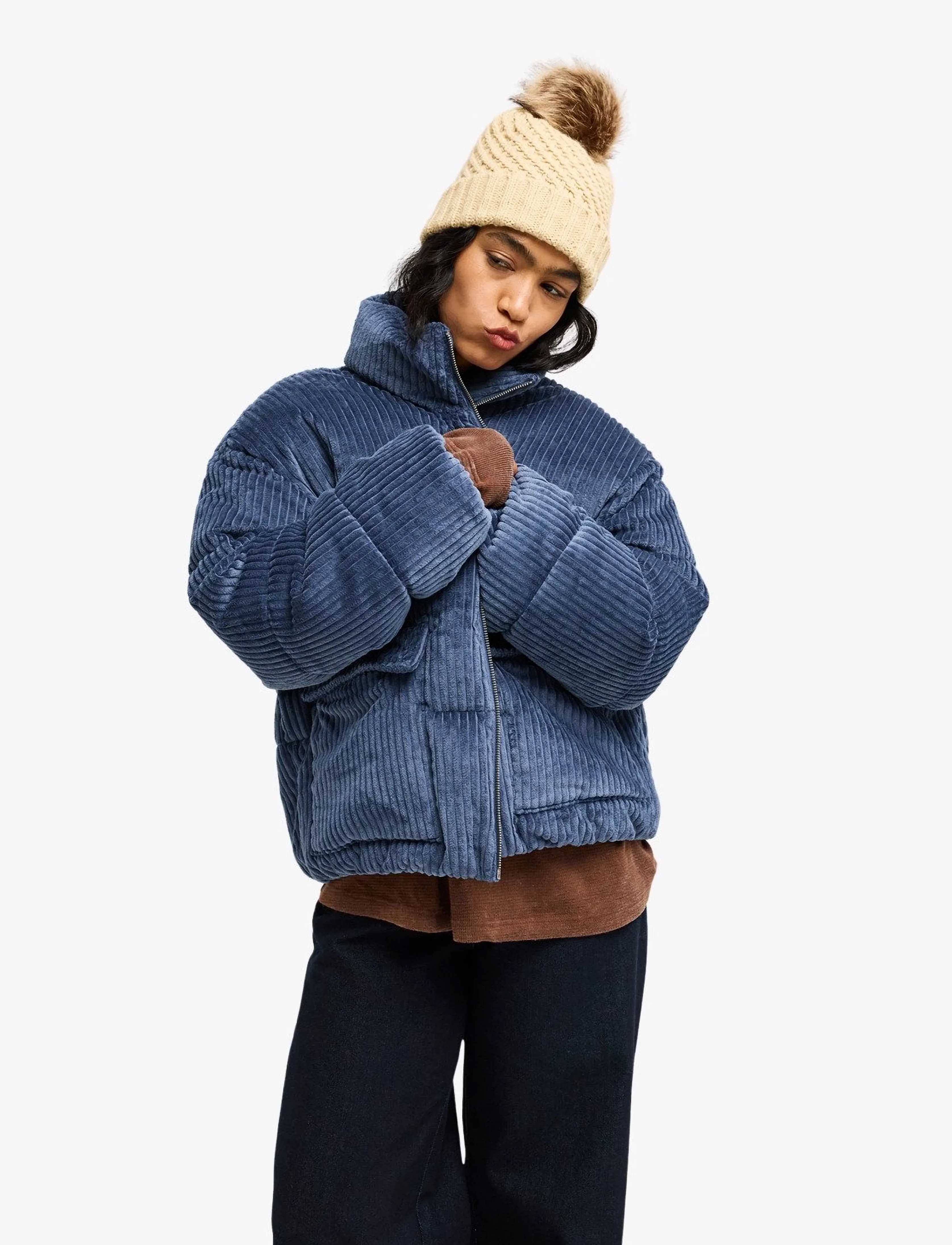 Roxy - CRYSTAL FADE CORDUROY - vintage indigo - 0