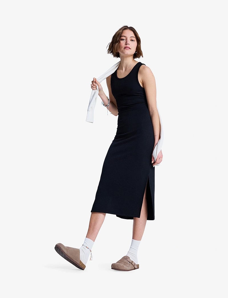 Roxy - GOOD KEEPSAKE DRESS - kjoler & nederdele - anthracite - 0