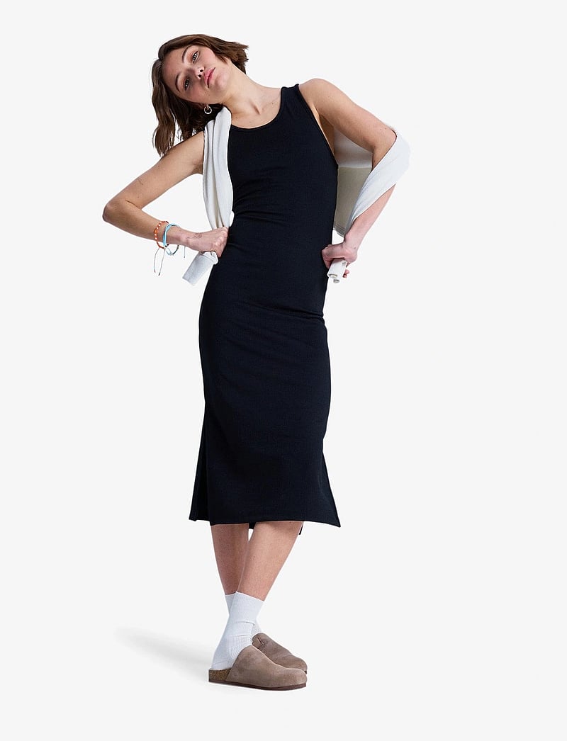 Roxy - GOOD KEEPSAKE DRESS - kjoler & nederdele - anthracite - 4