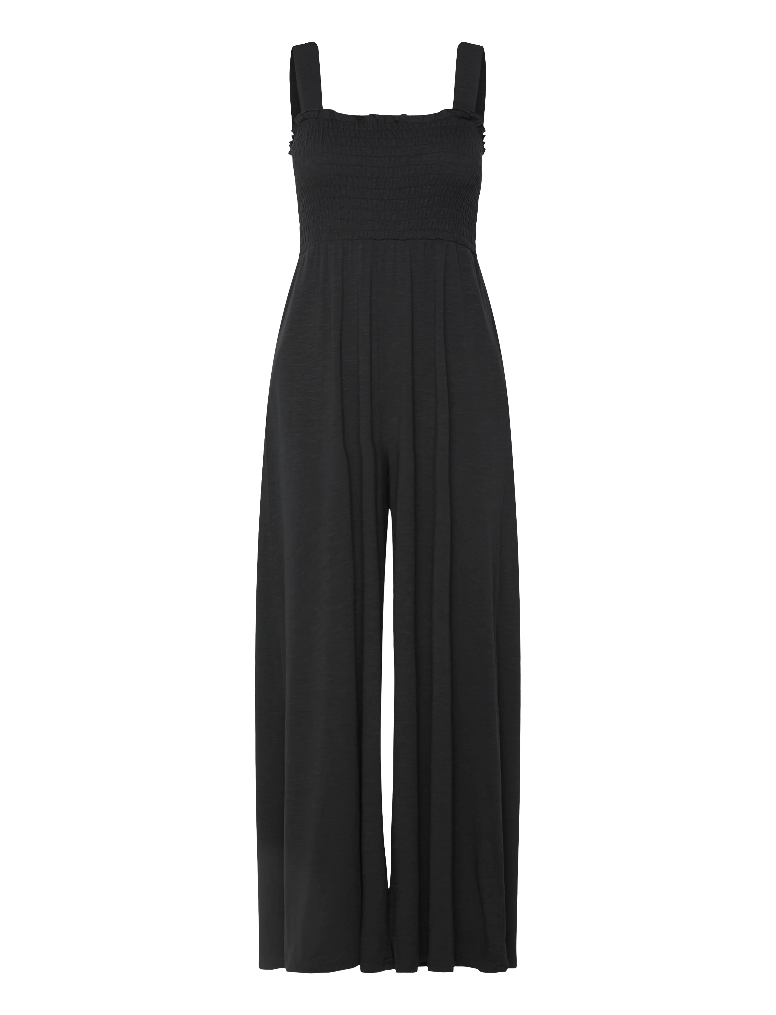 Roxy Just Passing By, Kvinder, Smock Jumpsuit Med Vide Ben, Sort, Str: XS