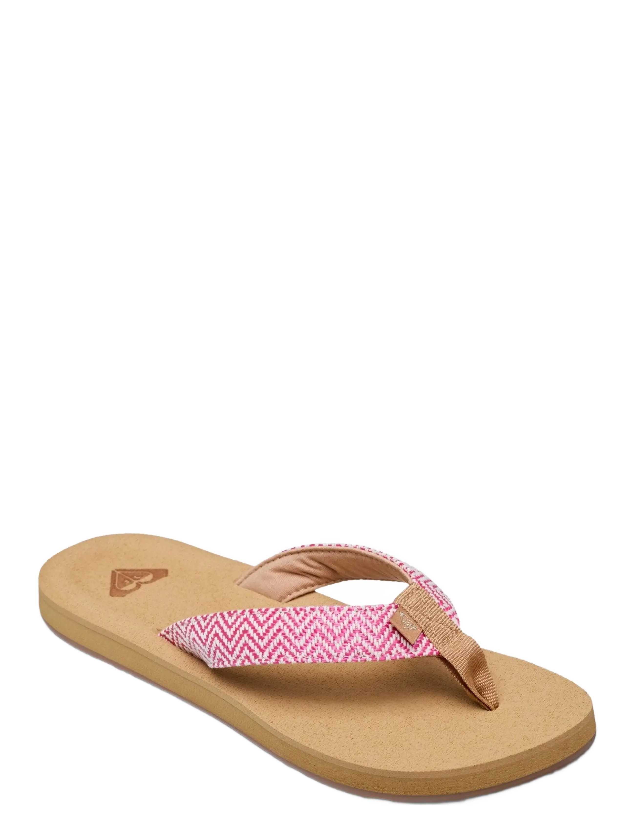 Roxy PORTO RAFFIA - Flip Flops - RASPBERRY / pink/rose