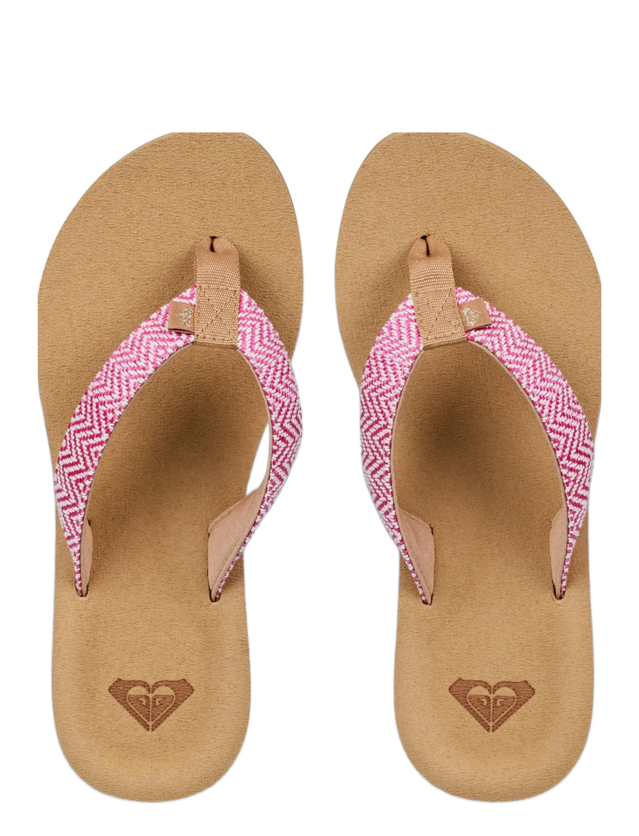 Roxy - PORTO RAFFIA - flip-flop skór - raspberry - 3