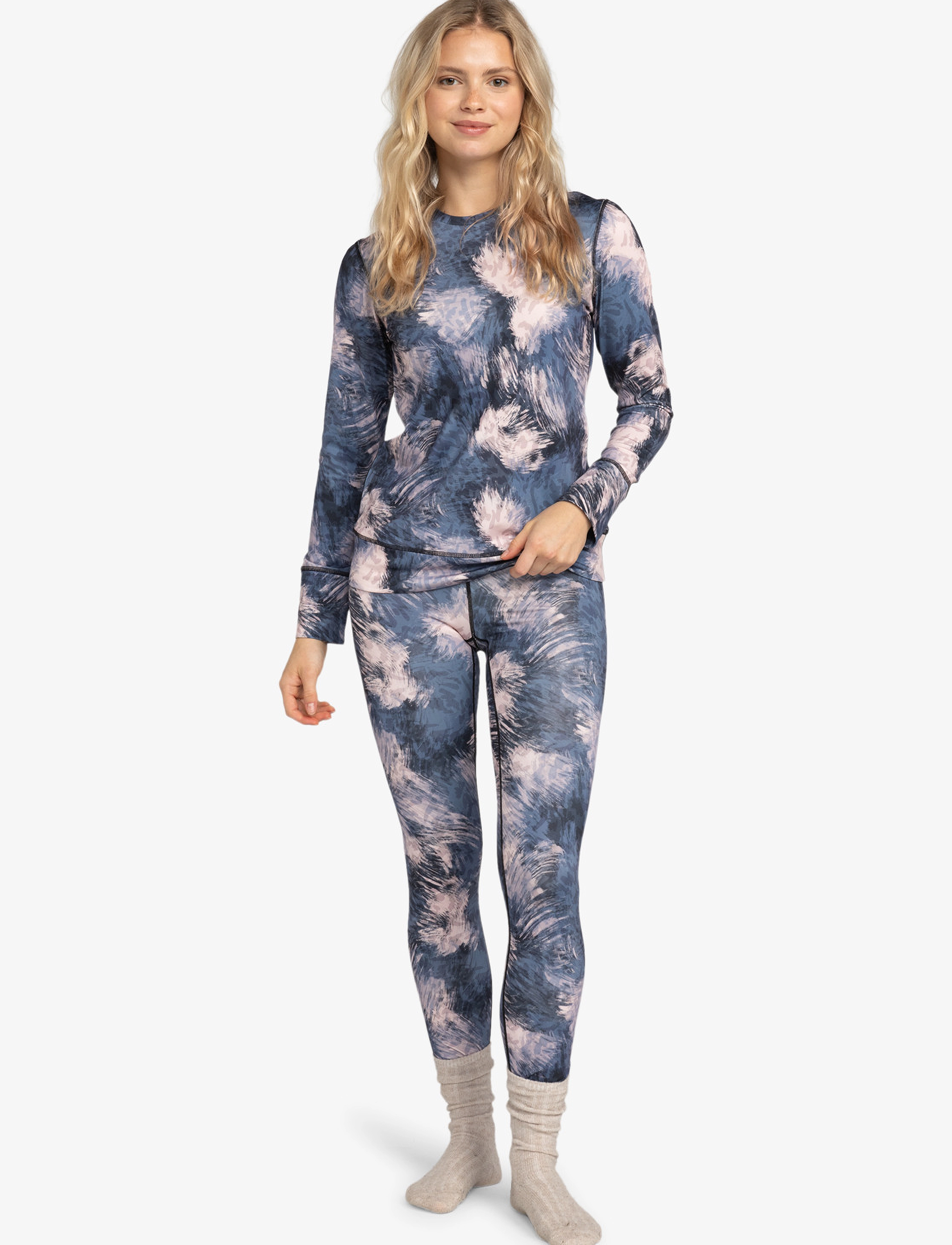 Roxy - DAYBREAK BRUSHED PANTS - Üleriided - wild wind darknight - 4