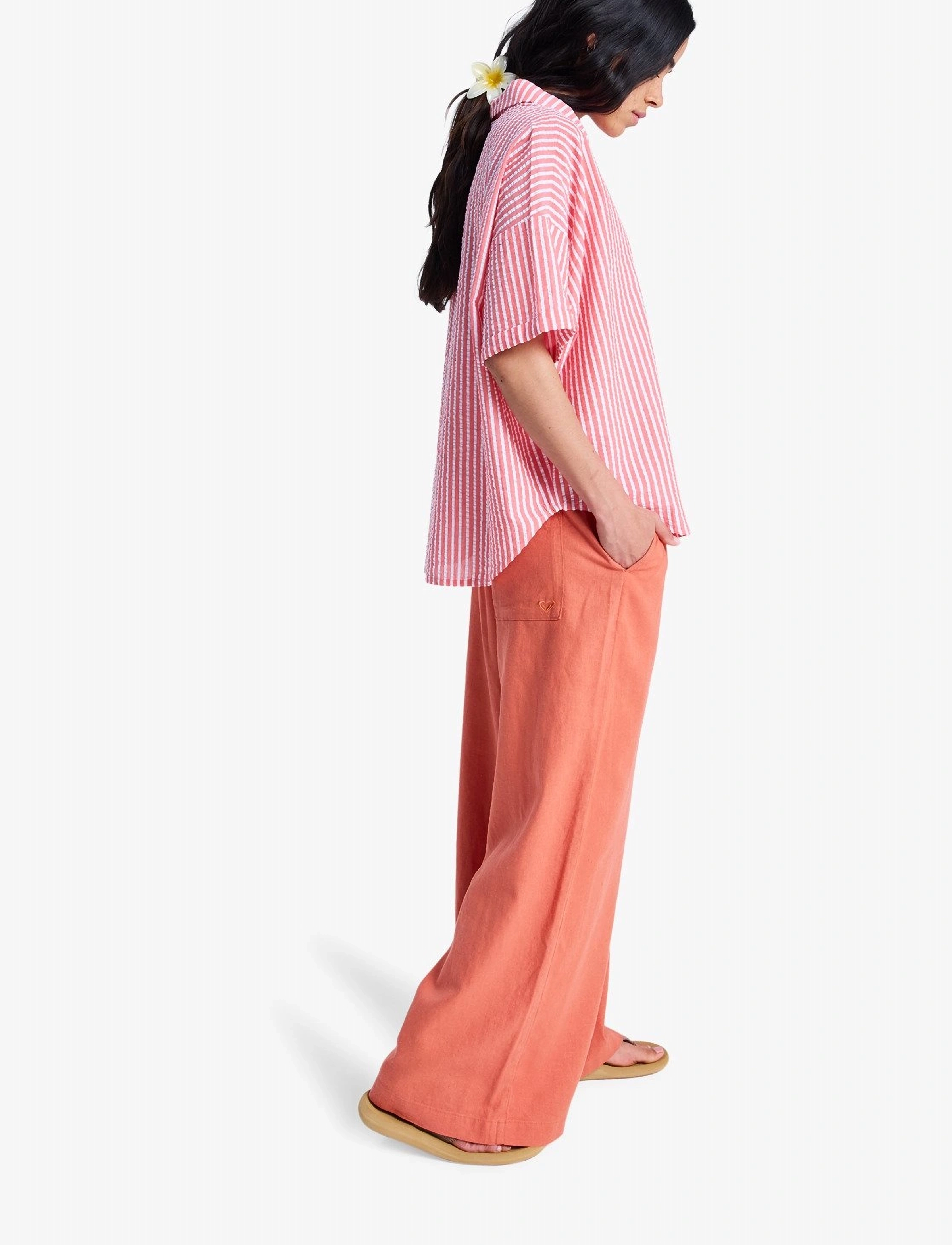 Loose fit-byxor Roxy LEKEITIO BREAK MID PANT 7