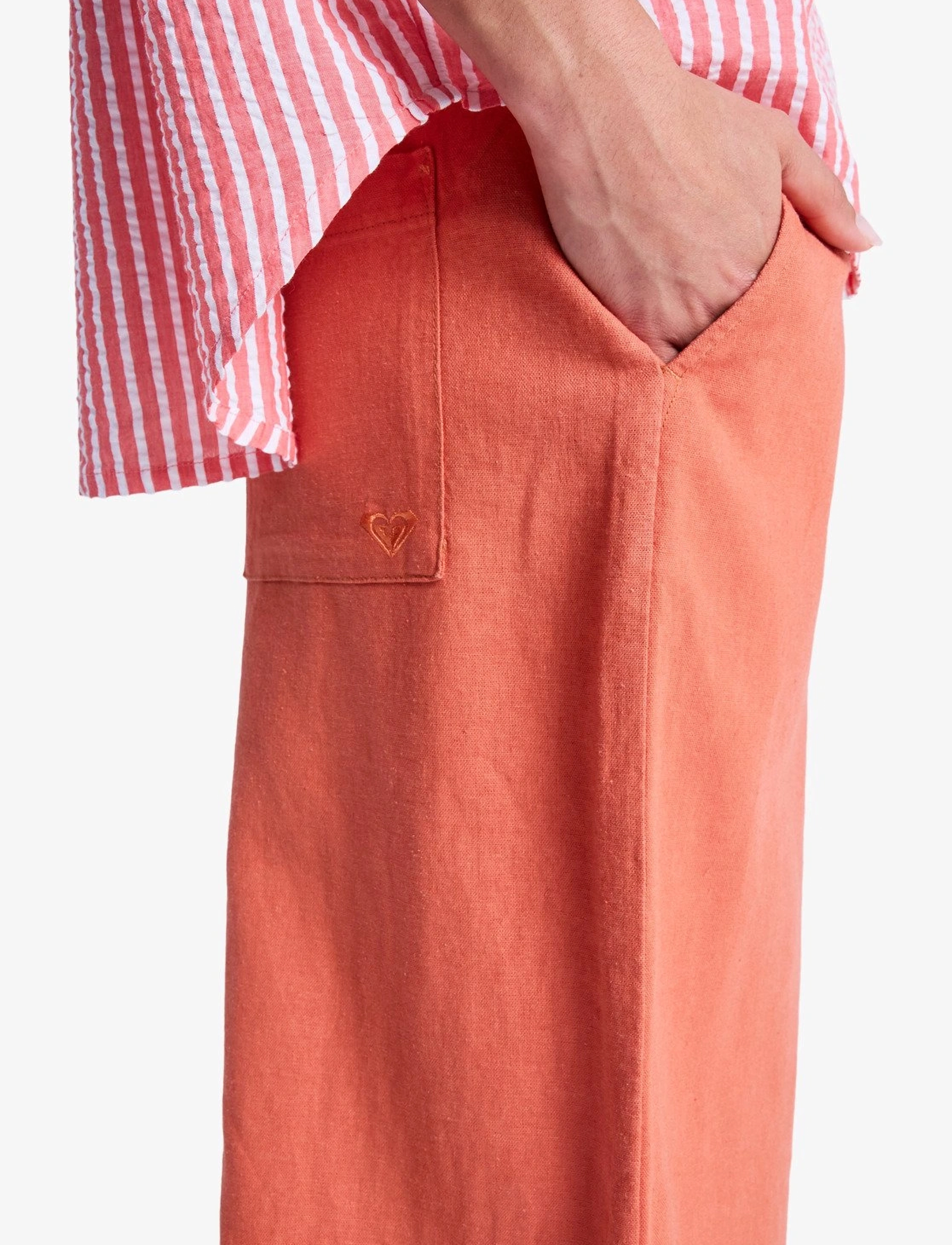 Loose fit-byxor Roxy LEKEITIO BREAK MID PANT 10