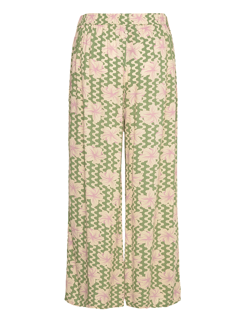 Roxy - MIDNIGHT AVENUE CREPE - casual byxor - basil party waves yw - 2