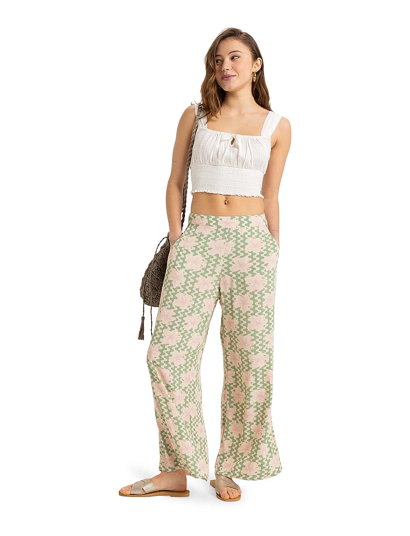 Roxy - MIDNIGHT AVENUE CREPE - casual byxor - basil party waves yw - 0