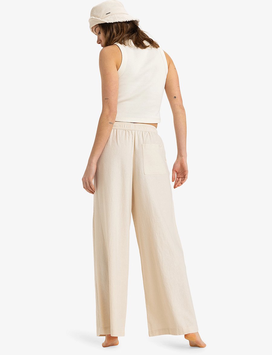 Roxy - LEKEITIO BREAK MID PANT - casual byxor - parchment - 3