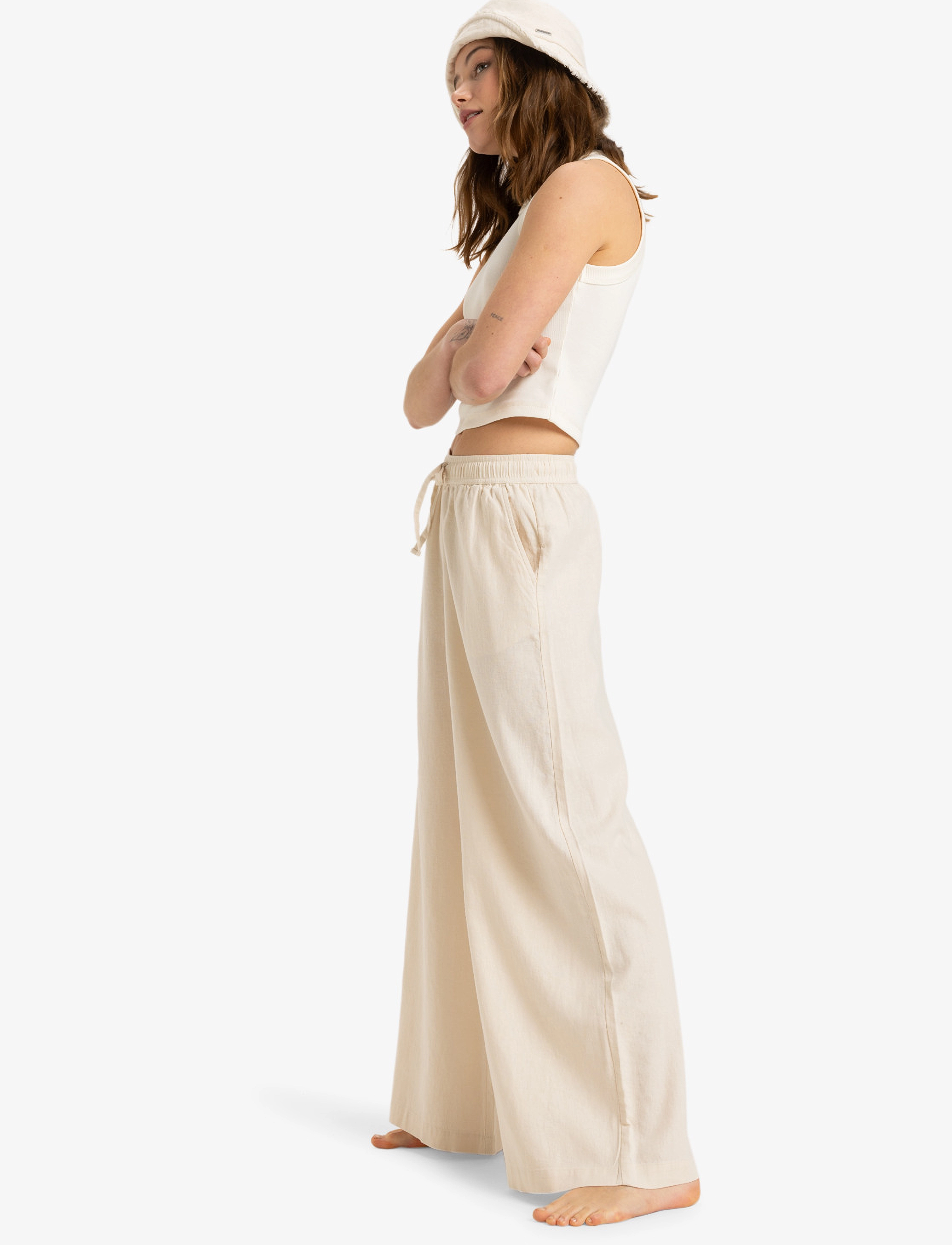 Roxy - LEKEITIO BREAK MID PANT - sporthosen - parchment - 4