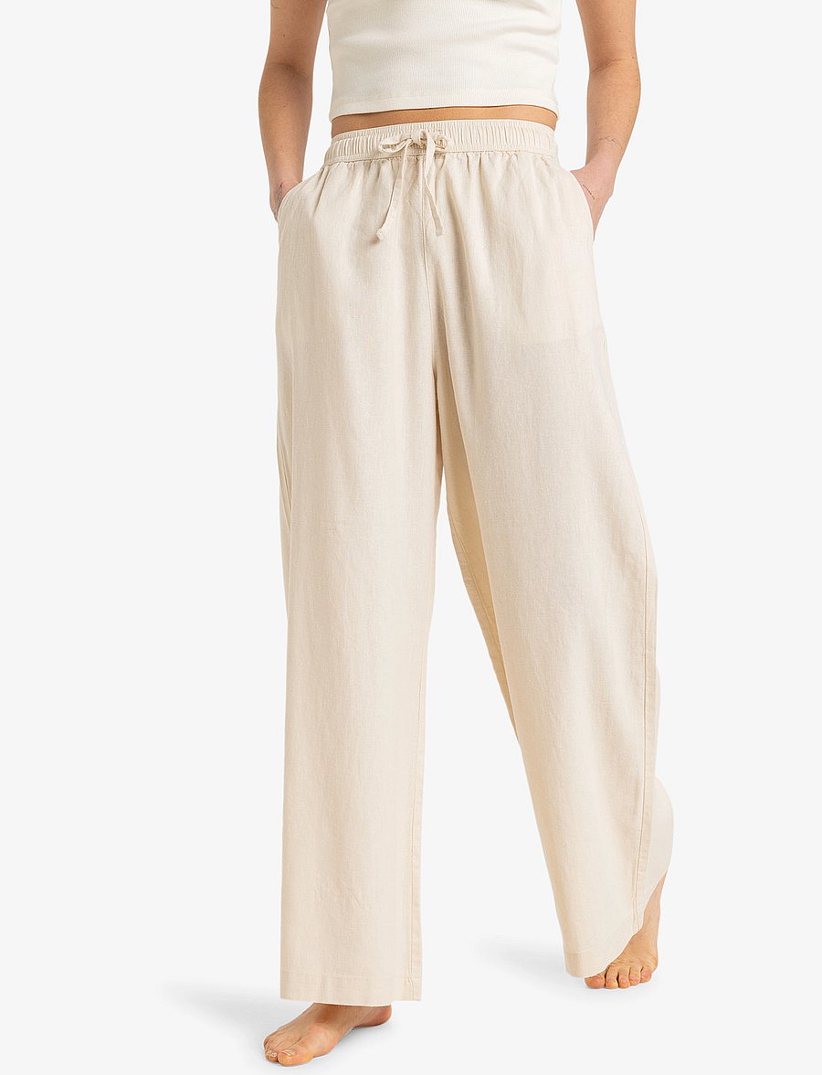 Roxy - LEKEITIO BREAK MID PANT - casual byxor - parchment - 5