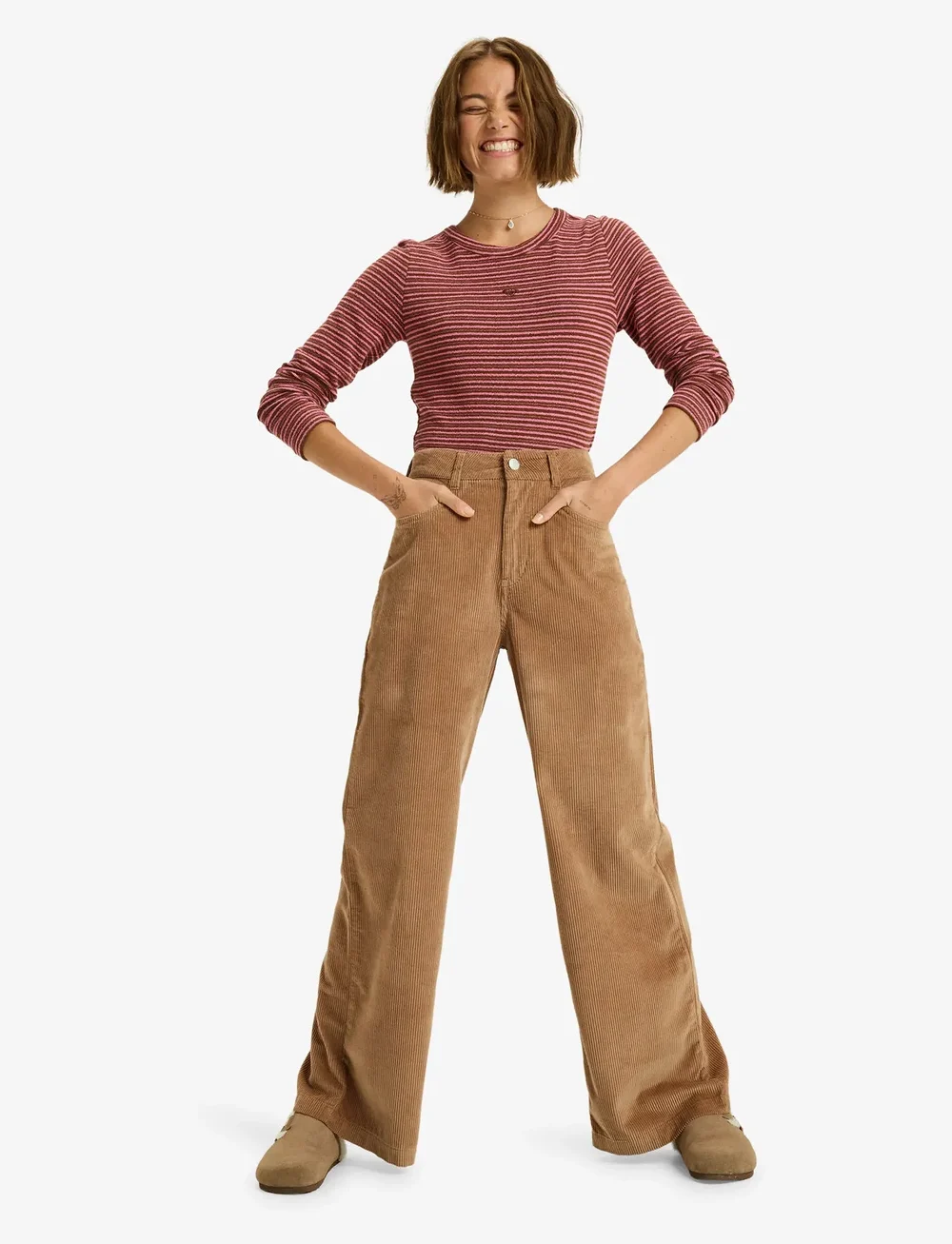 Roxy - SURF ON CLOUD CORD - casual - woodsmoke - 4