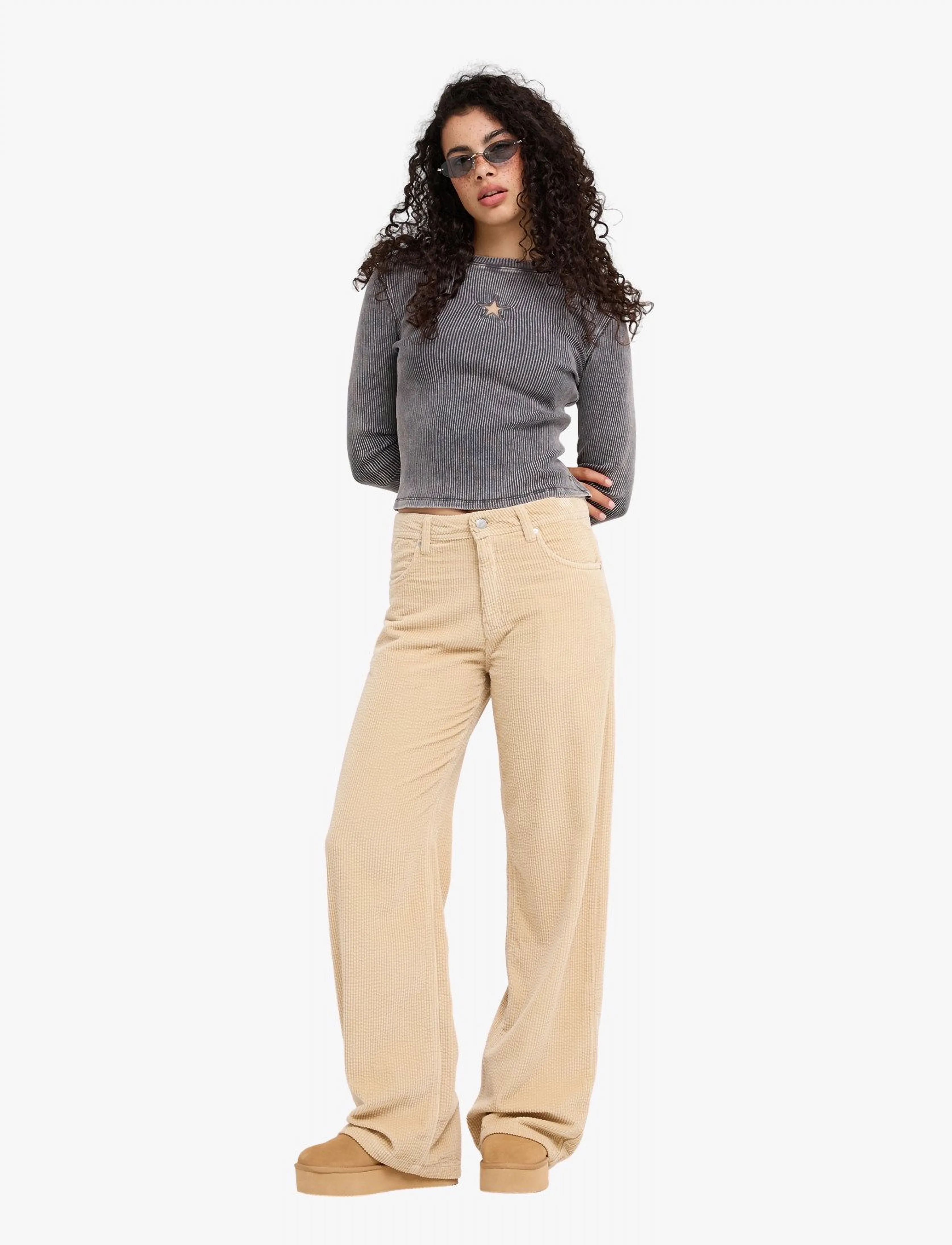 ROXY Surf Crush Cord mjukisbyxor dam – bild 3