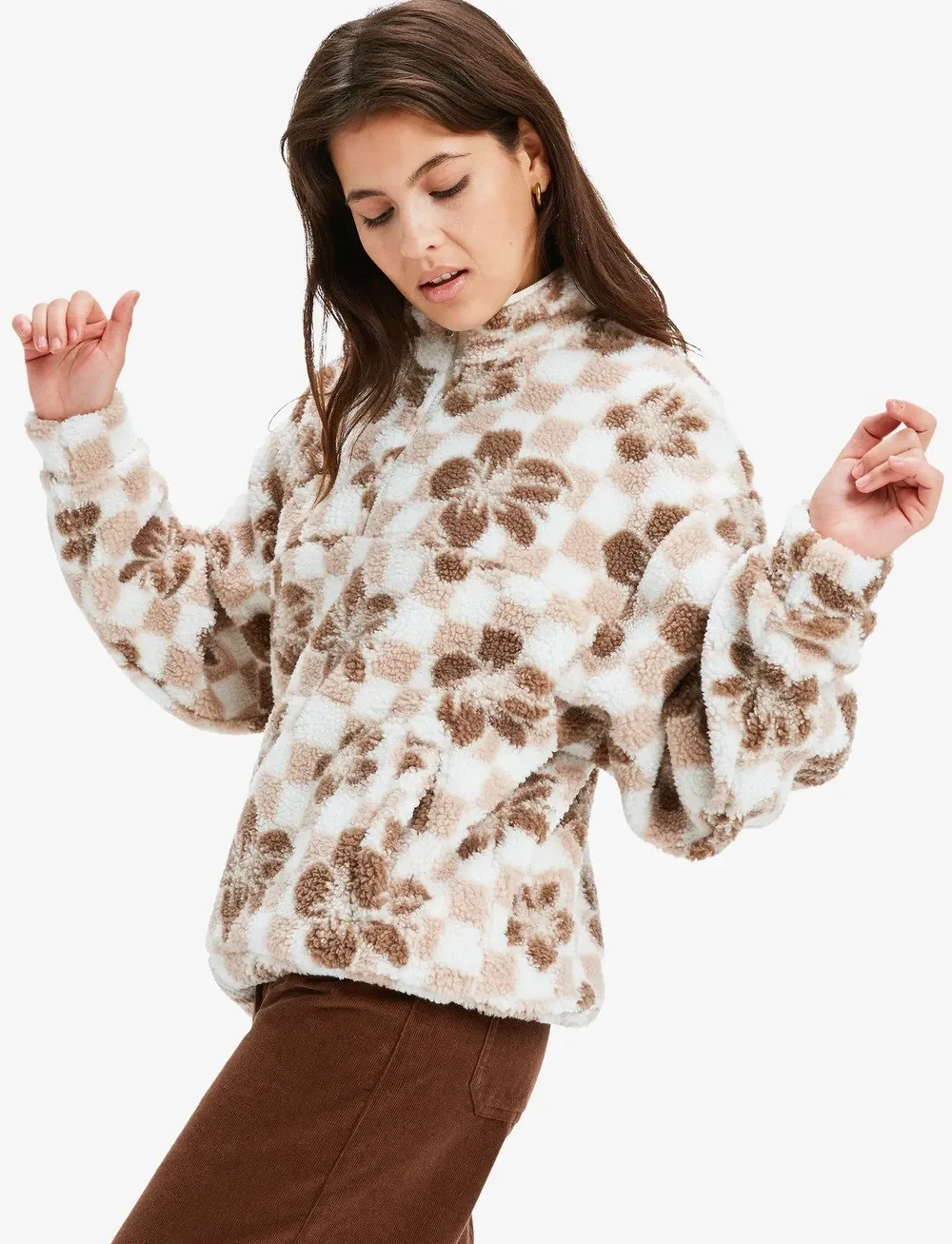 Roxy - JIVE TALKING BONDED - fleece & midlayer - egret hibi square - 4