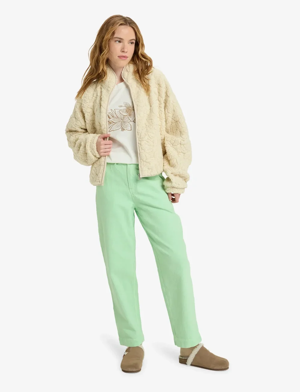 Roxy - BLURRY CLOUD - kampsunid ja vahekihid - parchment - 4